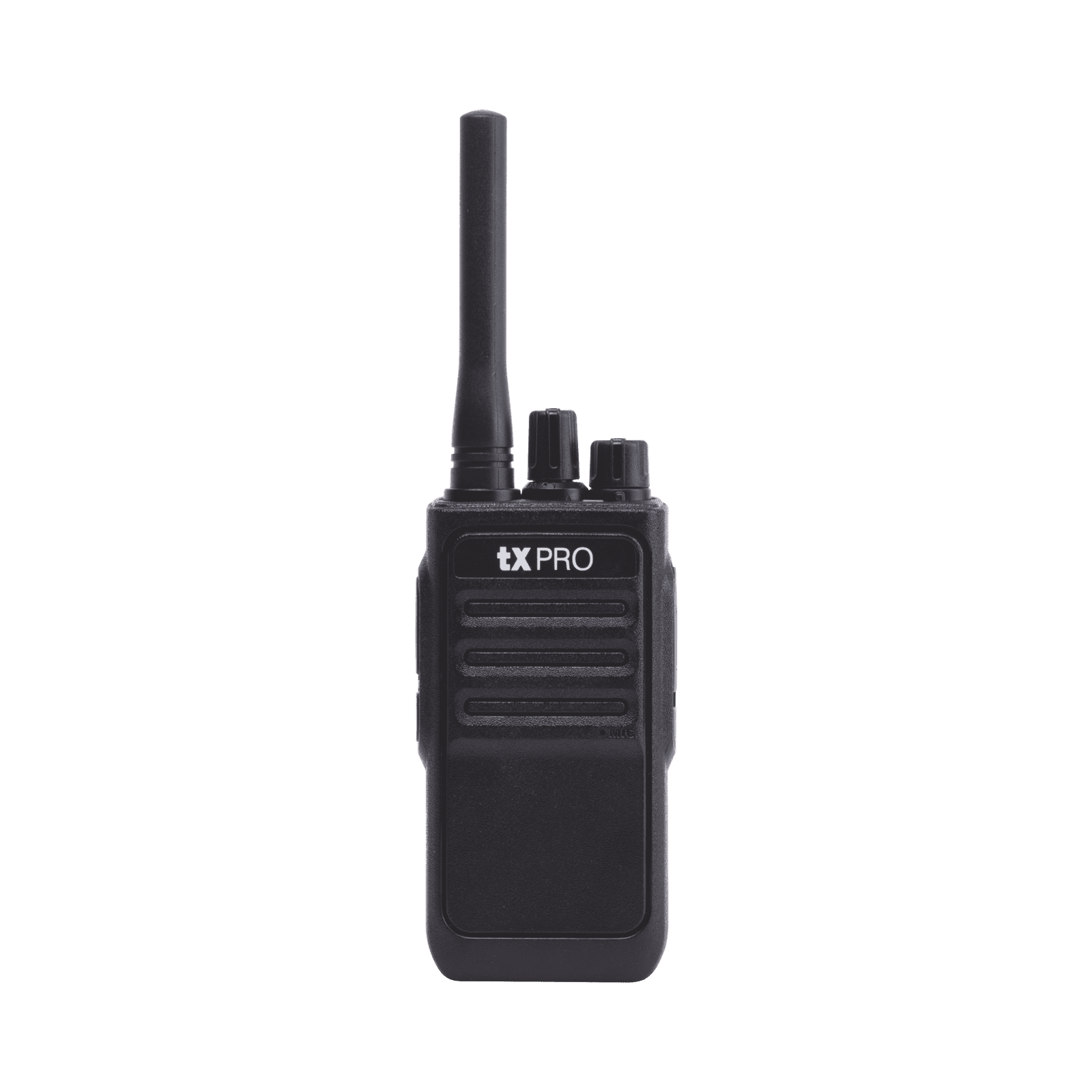 Radio Portátil UHF 400-470 MHz, 16 canales, 2 Watts de potencia. Súper eficiente y Listo para su Uso. TX-320 - TXPRO