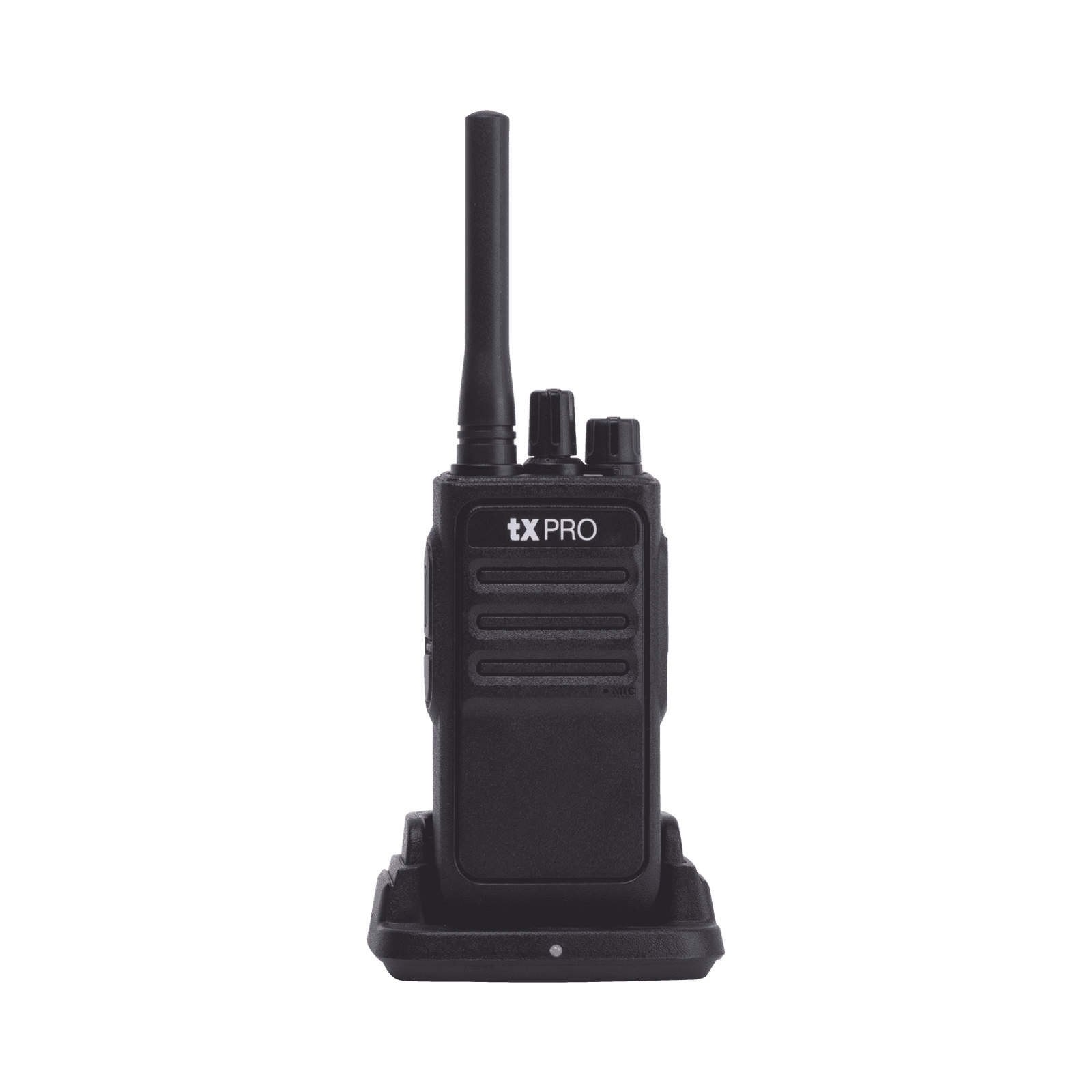 Radio Portátil UHF 400-470 MHz, 16 canales, 2 Watts de potencia. Súper eficiente y Listo para su Uso. TX-320 - TXPRO