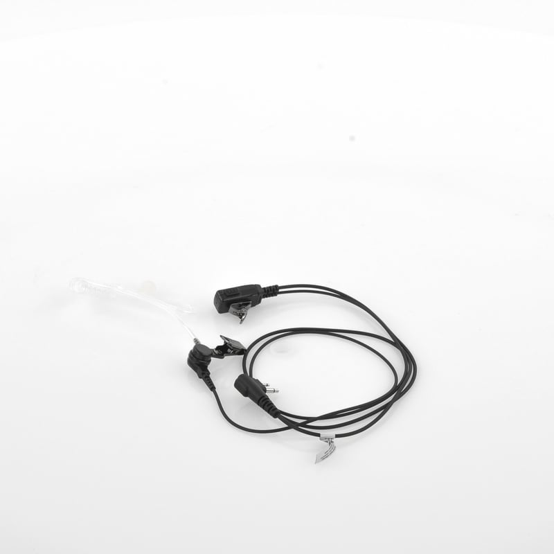 Micrófono - audífono de solapa con tubo acústico transparente para TC-500/ 518/ 600/ 610/ 700 y radios GP300/ PRO2150/ P110/ GP350/ SP-10/ PRO3150/ EP450/ EP350/ MAG ONE con tubo acústico de PU (material flexible) TXEHMAV2