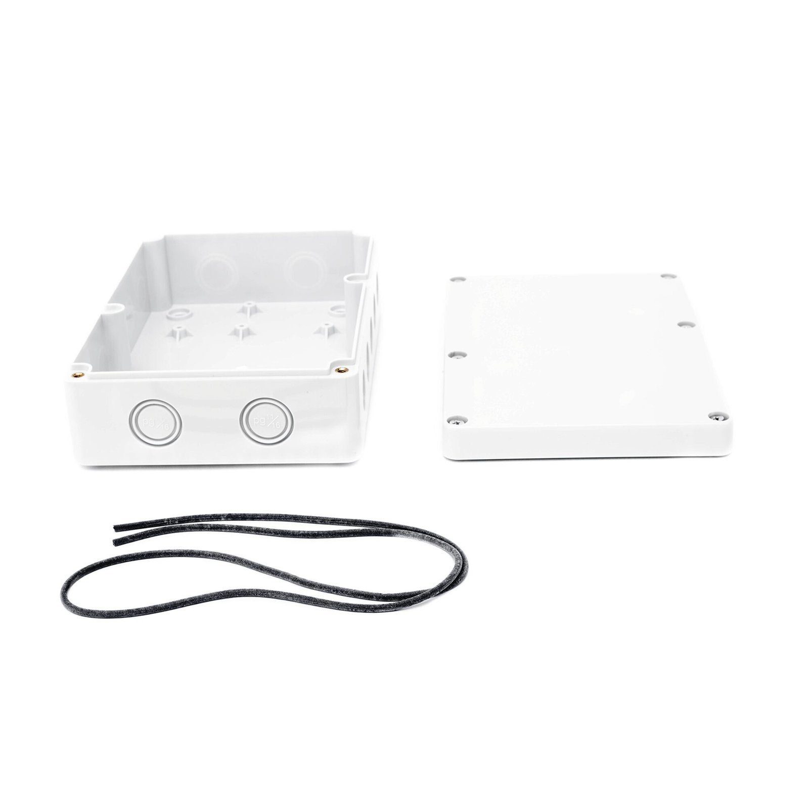 Gabinete Plástico para Exterior (IP65) de 180 x 125 x 57 mm Cierre por Tornillos. TXG-01-11 - TXPRO