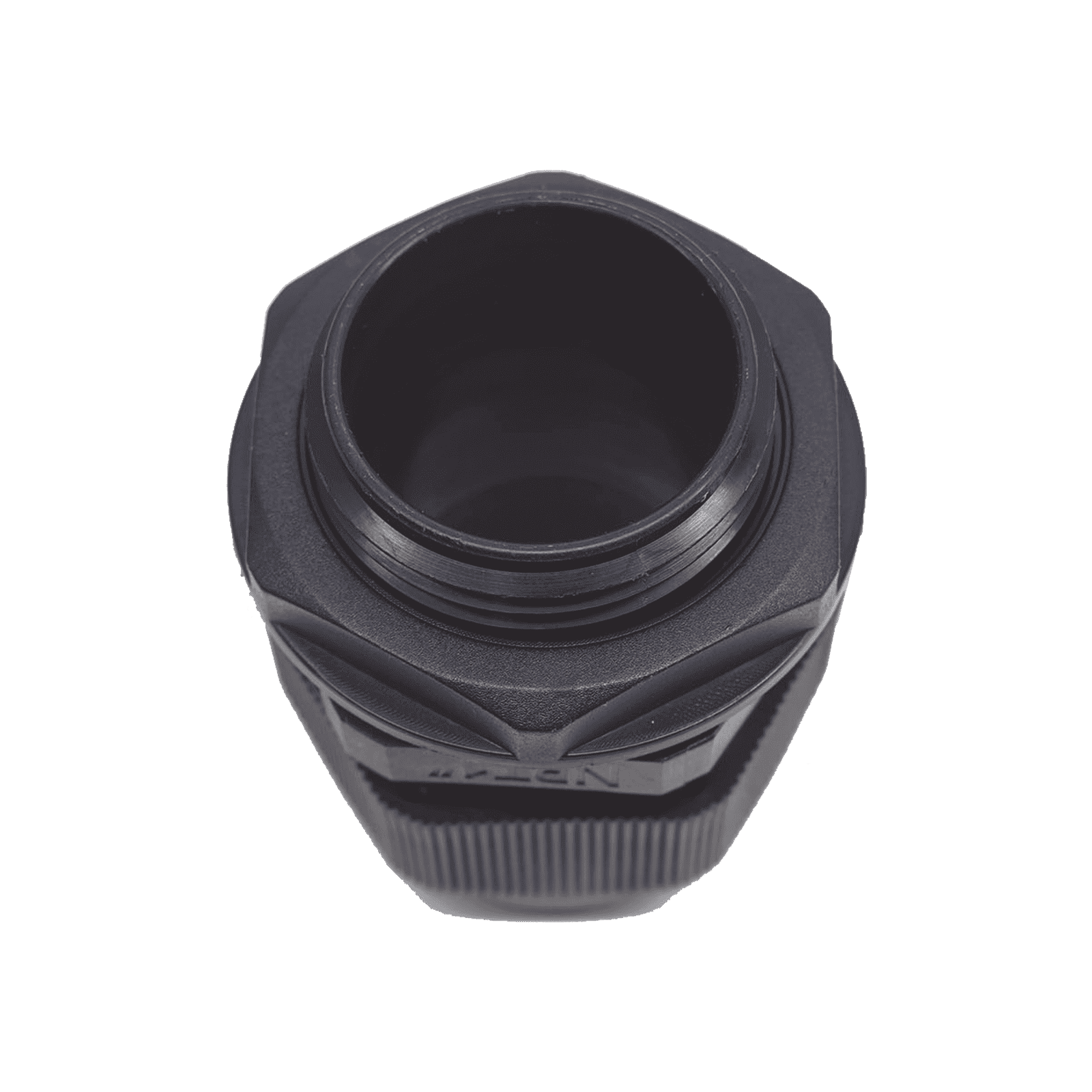 Conector Plástico Negro Tipo Glándula para Rosca NPT 1″ TXG-PG-100NBK - TXPRO