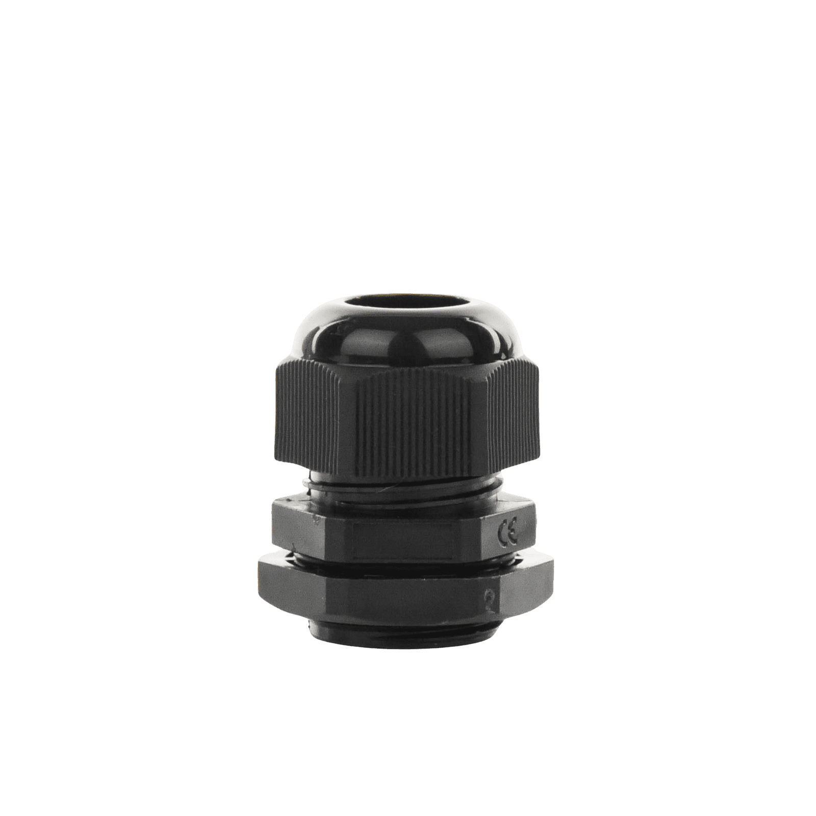 Conector Plástico Negro Tipo Glándula para Cable de 10 a 14 mm de Diámetro. TXG-PG16-BK - TXPRO