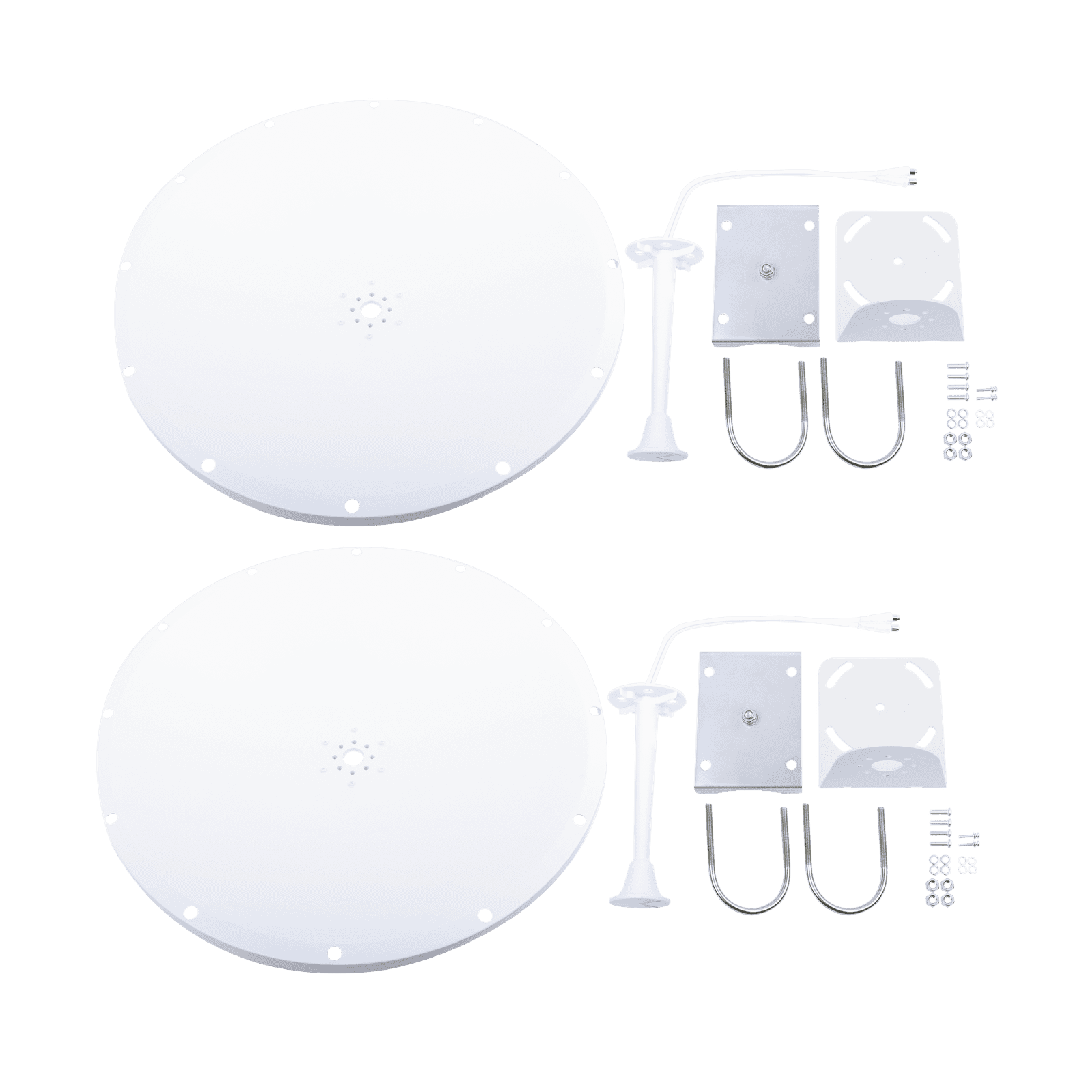 Antena Parabólica de Frecuencia Extendida, 4.8 – 6.5 GHz, 28 dBi, Conectores SMA-Macho Inverso TXP-D4865-28-SMA-KIT2 - TXPRO