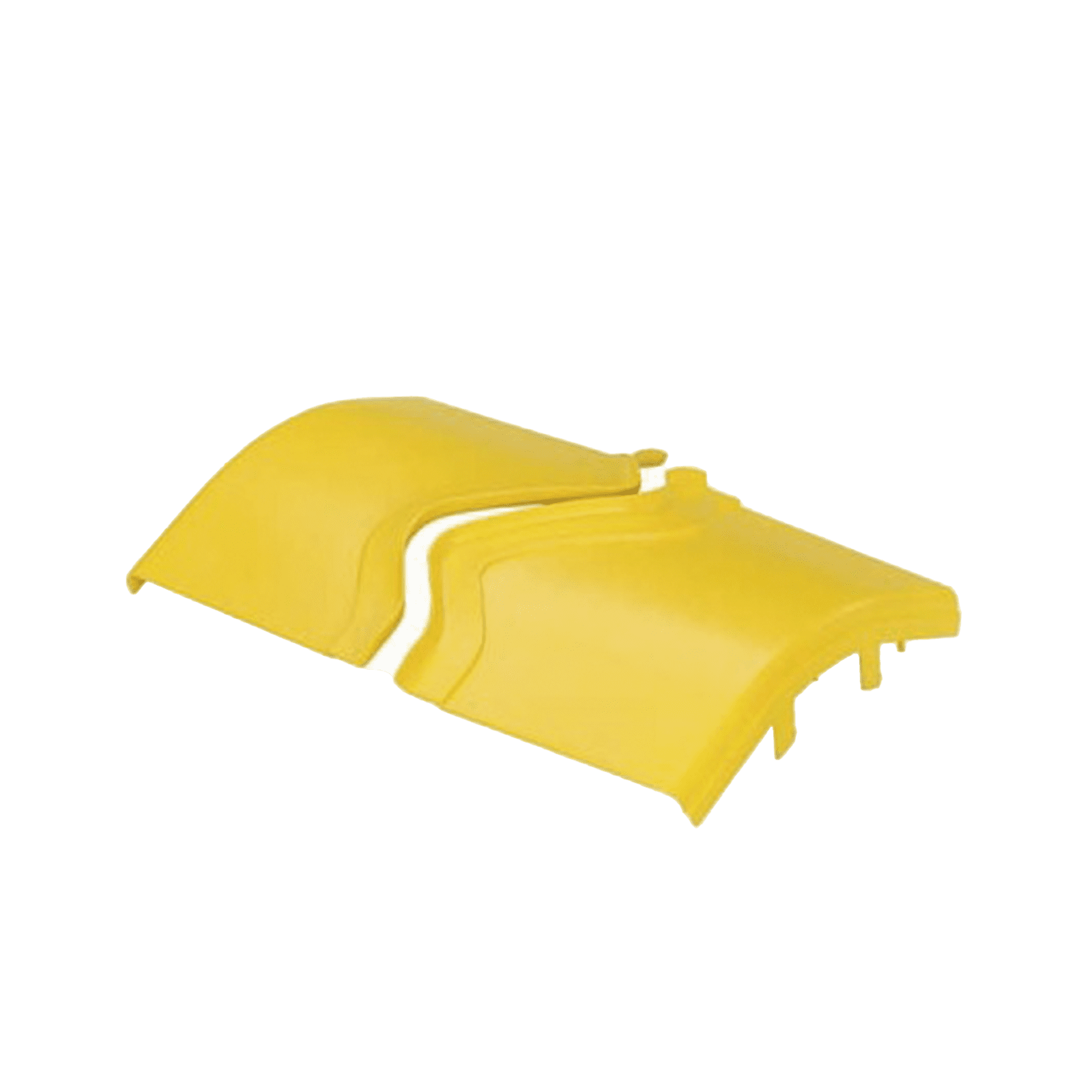 Tapa de Bajada Vertical Exterior de 45º, Para uso con Canaletas 12X4 FiberRunner™, Color Amarillo FROV45SC12LYL - PANDUIT