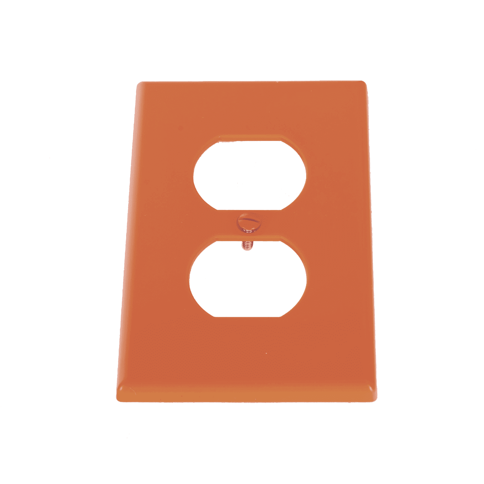 Tapa para Contacto Dúplex Color naranja. HUB-P80R - HUBBELL