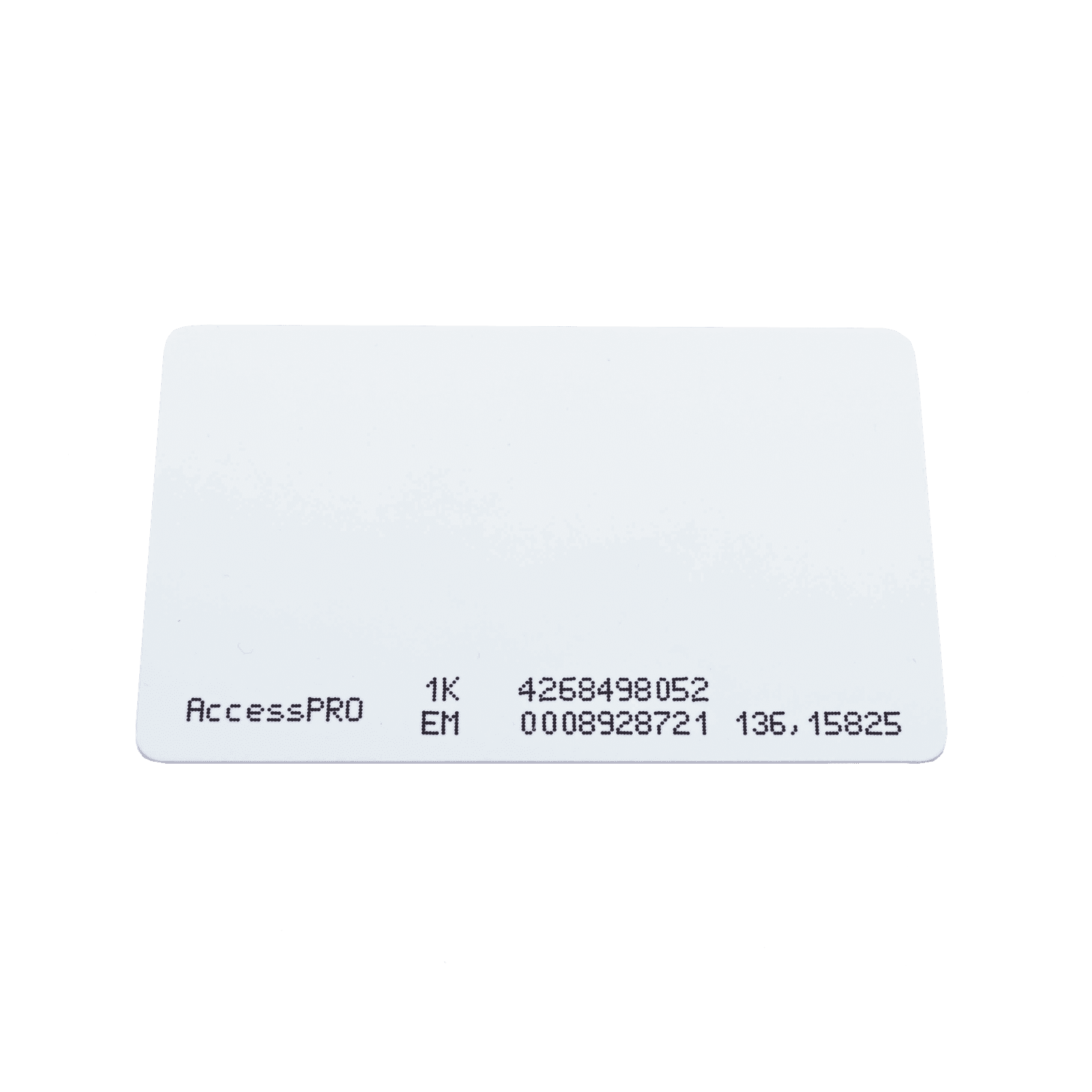 Tarjeta Dual / Proximidad 125 KhZ (tipo EM)+ MIFARE 13.56 Mhz 1Kb ACCES-COMBI-CARD - AccessPRO