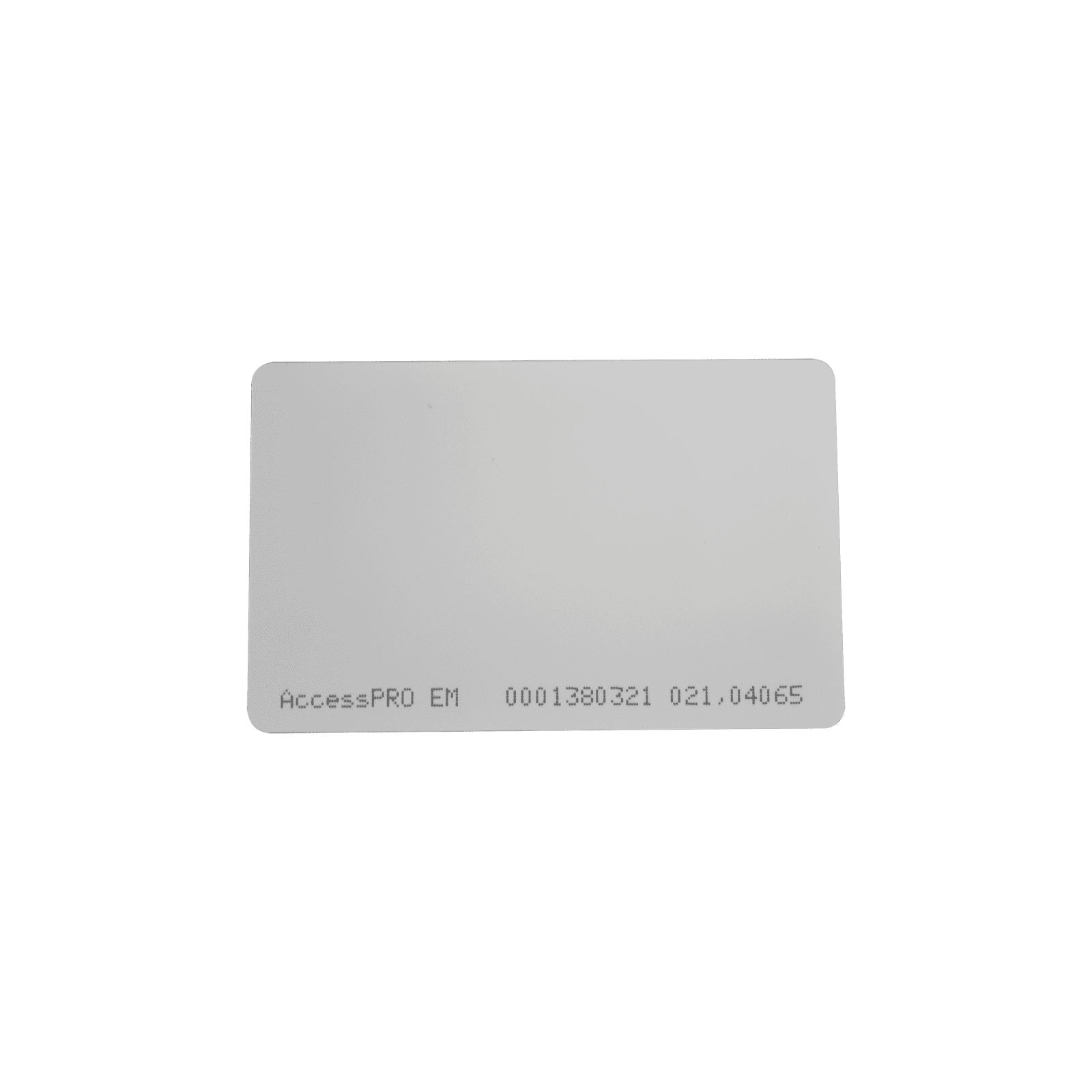 Tarjeta Proximidad Delgada 125 Khz (tipo EM) / Imprimible ACCESS-ISO-CARD - AccessPRO