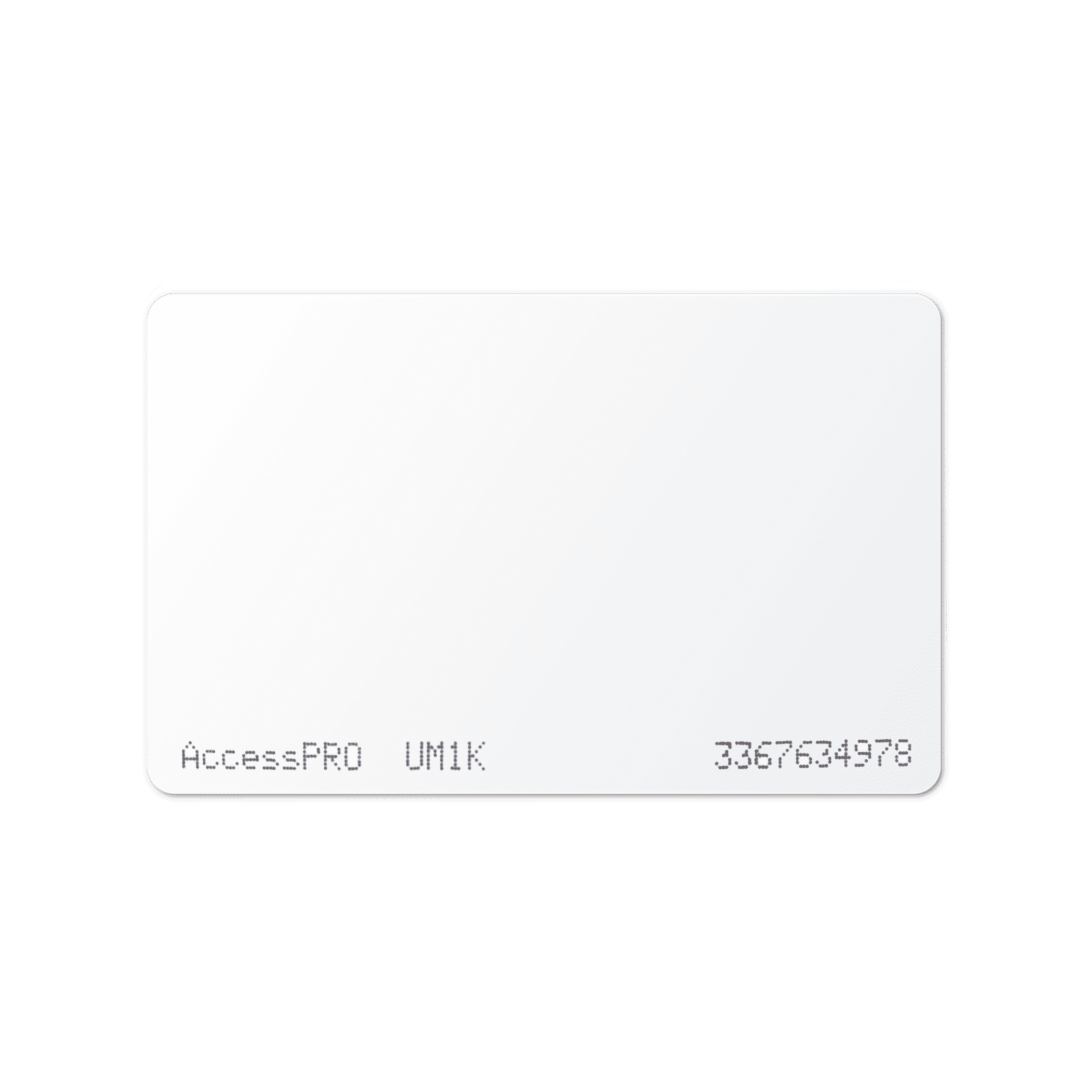 Tarjeta Tecnología Dual: RFID (UHF) 900MHz/MIFARE; 13.56MHz Para Oficinas y Estacionamientos ACCESS-DUAL-UM - AccessPRO