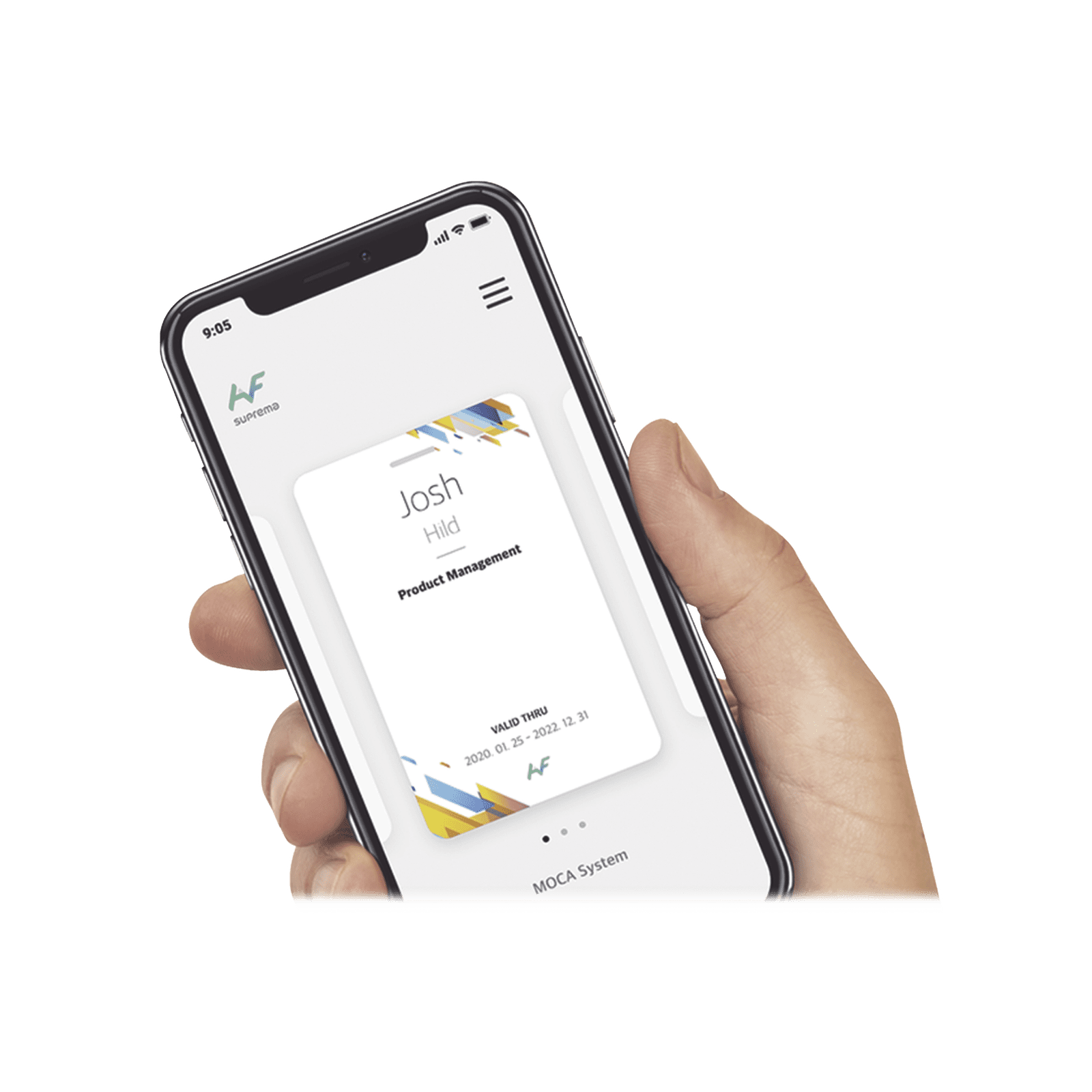 Tarjeta Virtual  / para uso con su SMARTPHONE / compatible con todos los lectores SUPREMA que soporten Bluetooth MOBILEACCESSCREDIT - SUPREMA