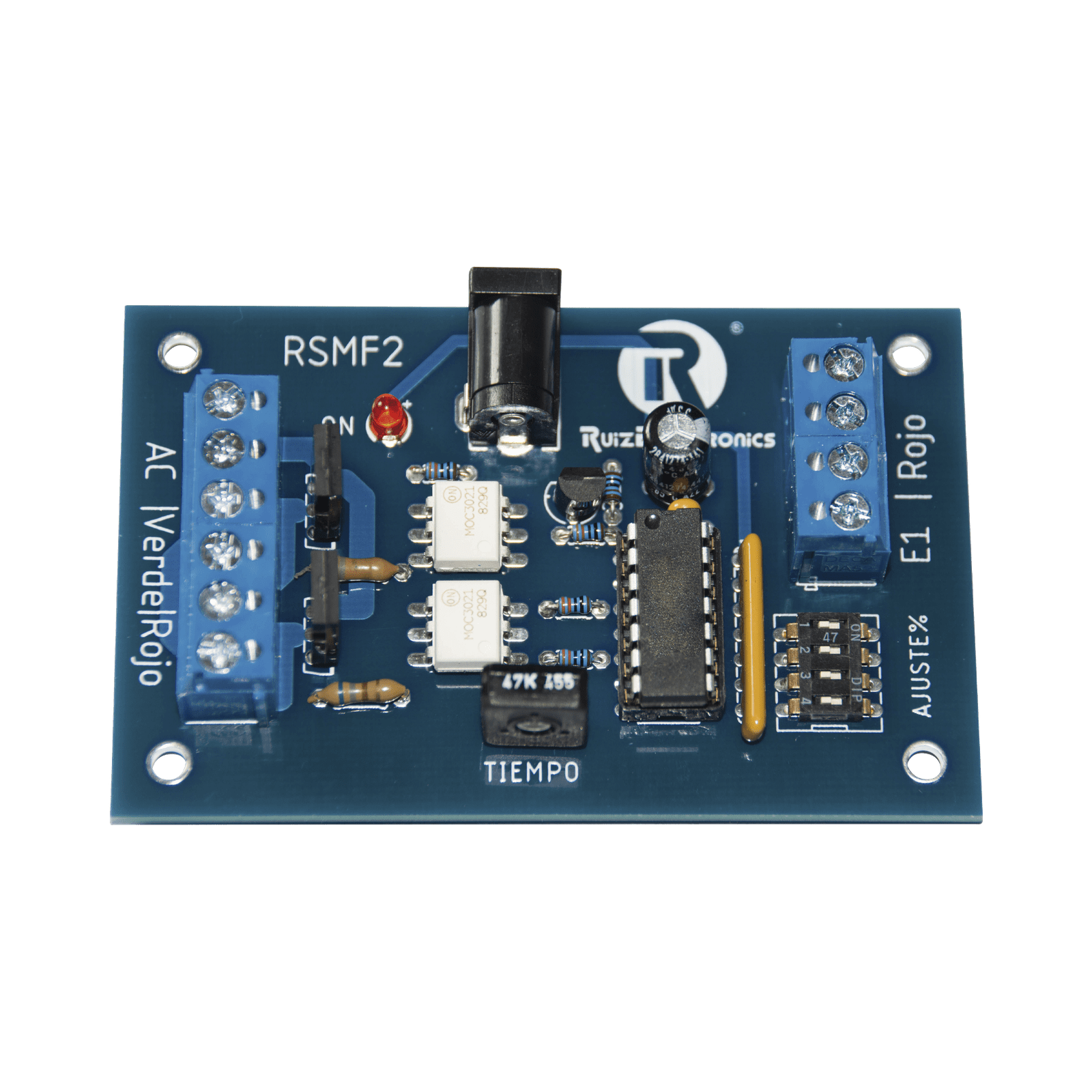 Tarjeta de Control para Semáforos tipo Aduana con opción siempre rojo RSMF2R - Ruiz Electronics