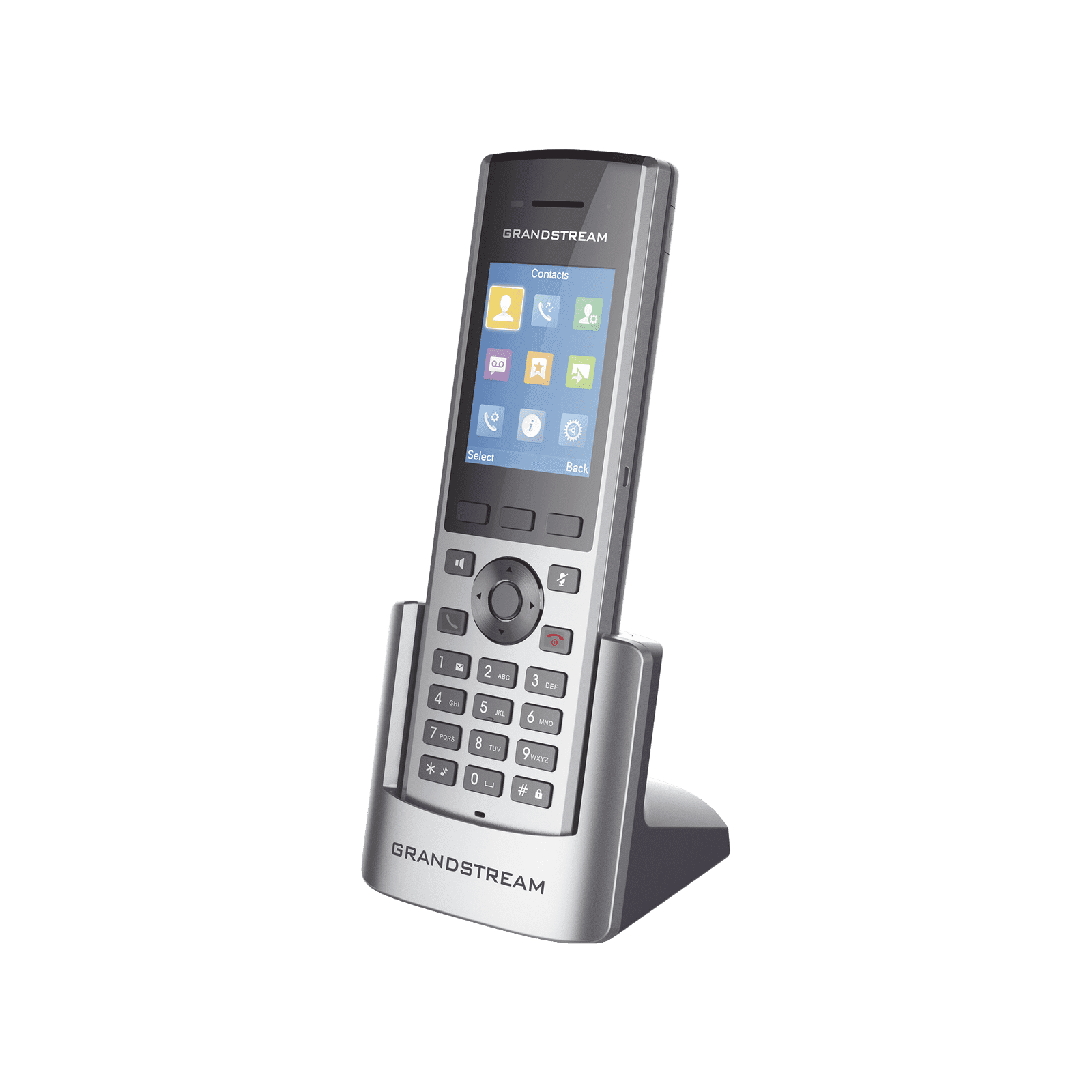 Teléfono HD con tecnología DECT largo alcance, con pantalla a color LCD DP-730 - Grandstream