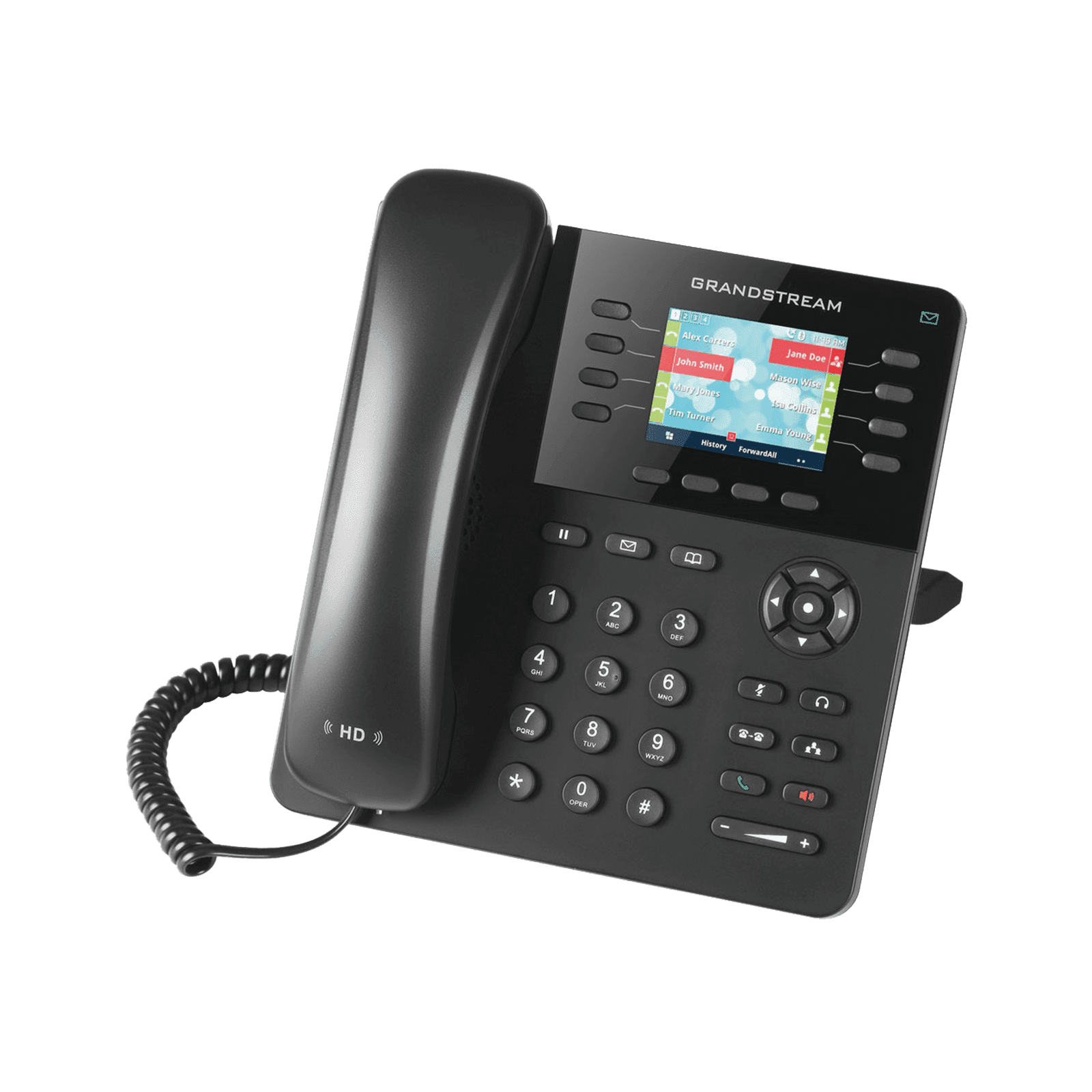 Teléfono IP SMB PoE 8 Líneas 4 Teclas de Función y conferencia de 4 vías. PoE GXP-2135 - Grandstream