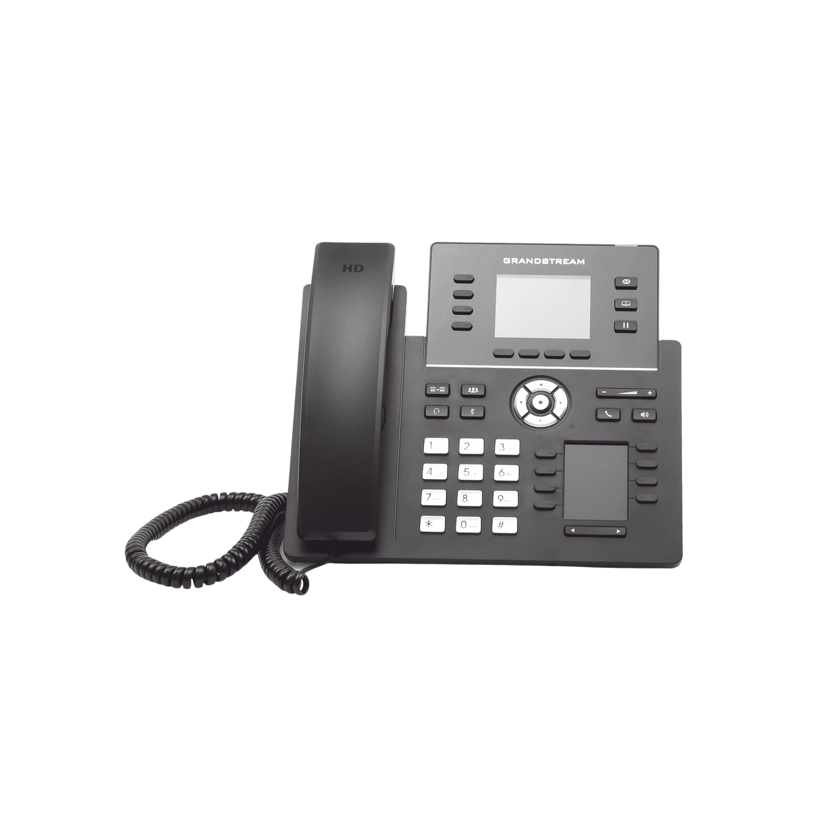 Teléfono IP Wi-Fi, Grado Operador, 4 líneas SIP con 4 cuentas, pantalla a color 2.8″, puertos Gigabit, Bluetooth, PoE, codec Opus, IPV4/IPV6 con gestión en la nube GDMS GRP-2614 - Grandstream