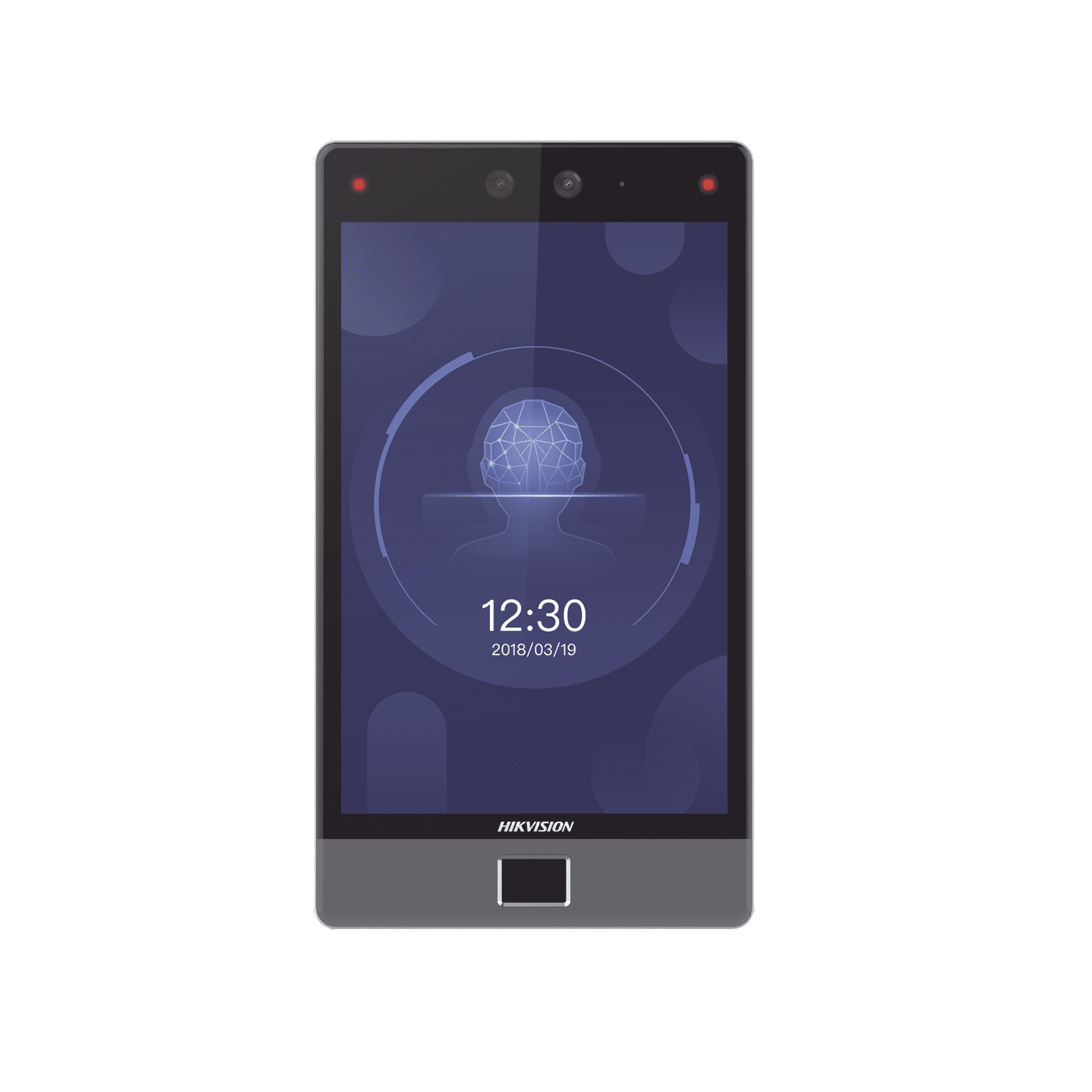 Terminal Facial Min Moe 8″ Touch con Lector de Huellas / Delgada y Estética / PoE / 100,000 rostros / Exterior IP65 / Función de Videoportero y Lectura de Códigos QR / Lectura de tarjetas DS-K1T680D-FE1 - HIKVISION