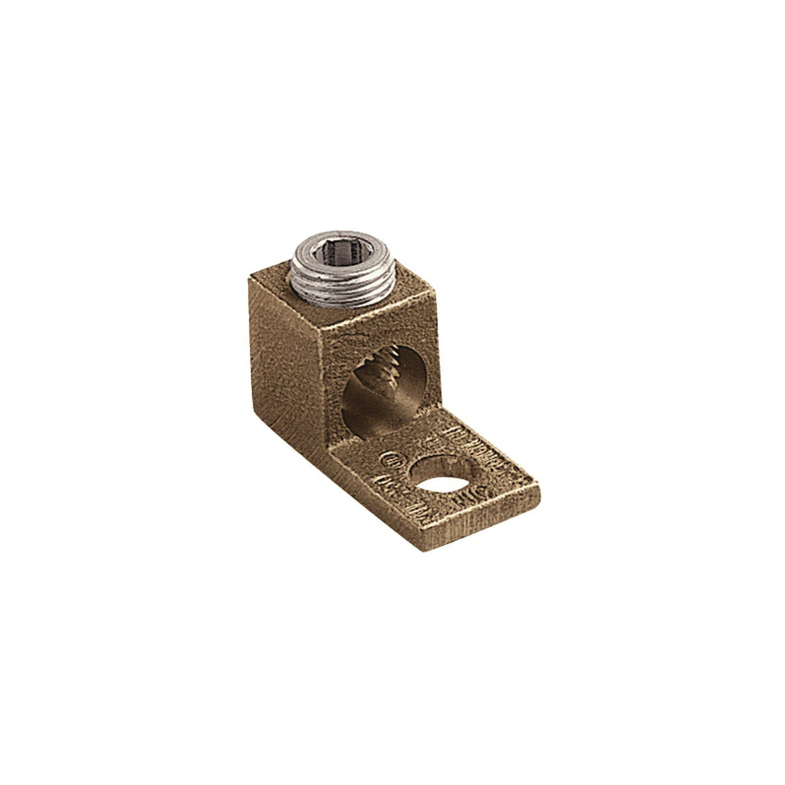 Terminal Tipo Lengüeta Recta de Cobre, Cal. 8 a 1/0 AWG,  Orificio para perno de 5/16″ (7.9mm) PNL-1/0-L - PANDUIT