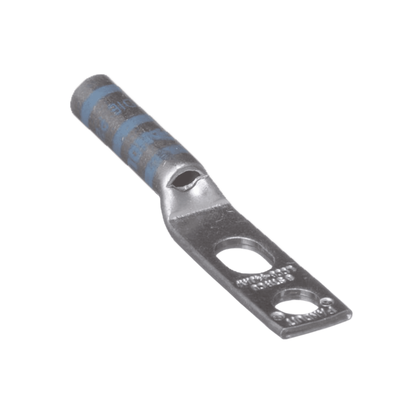 Terminal de Compresión de Barril Largo, de Dos Orificios de 1/4, para Cable 6 AWG, Espacios Entre Orificios de 0.50 a 0.63in LCC6-14JAW-L - PANDUIT