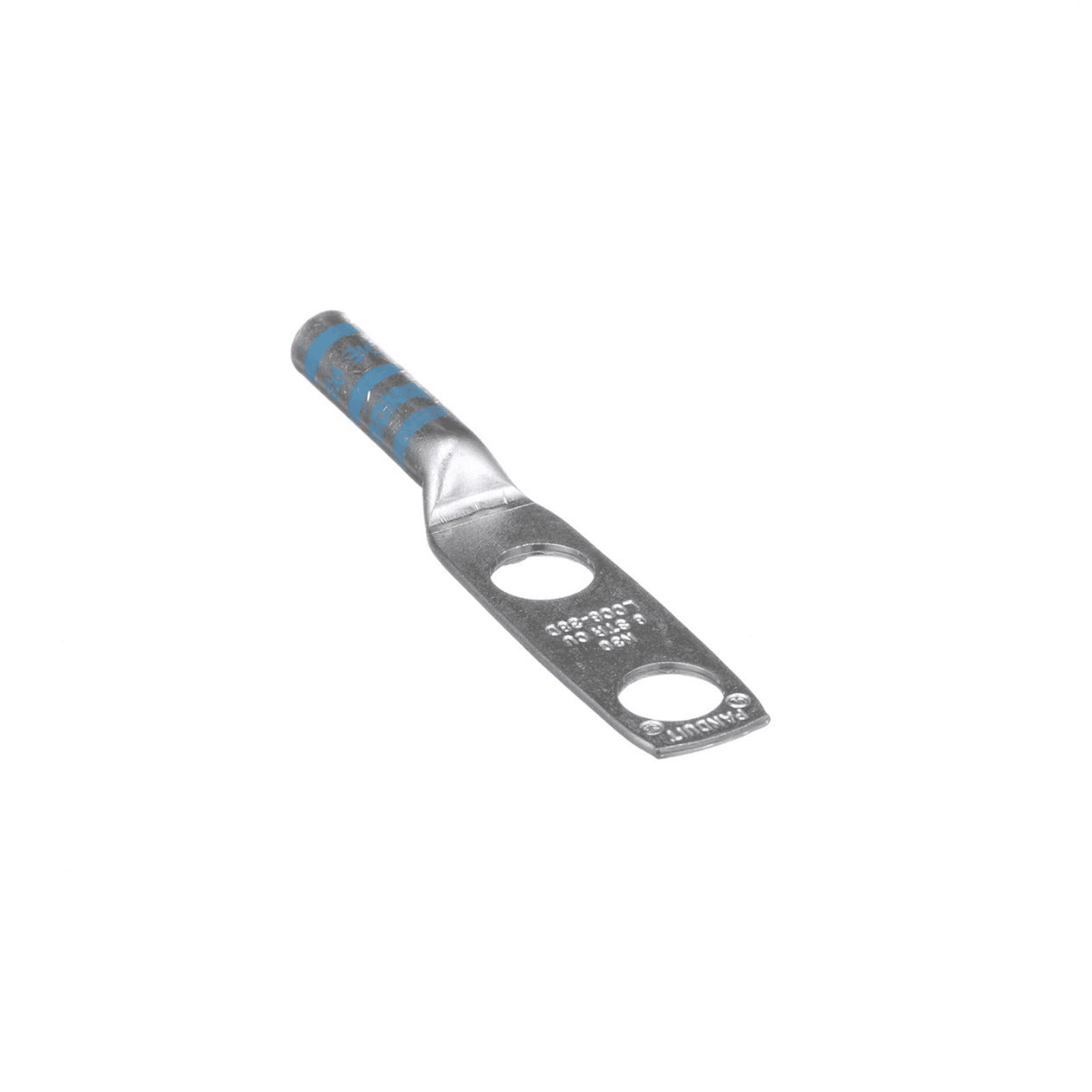 Terminal de Compresión de Barril Largo, de Dos Orificios de 3/8, para Cable 6 AWG, Espacios Entre Orificios de 1in LCC6-38D-L - PANDUIT