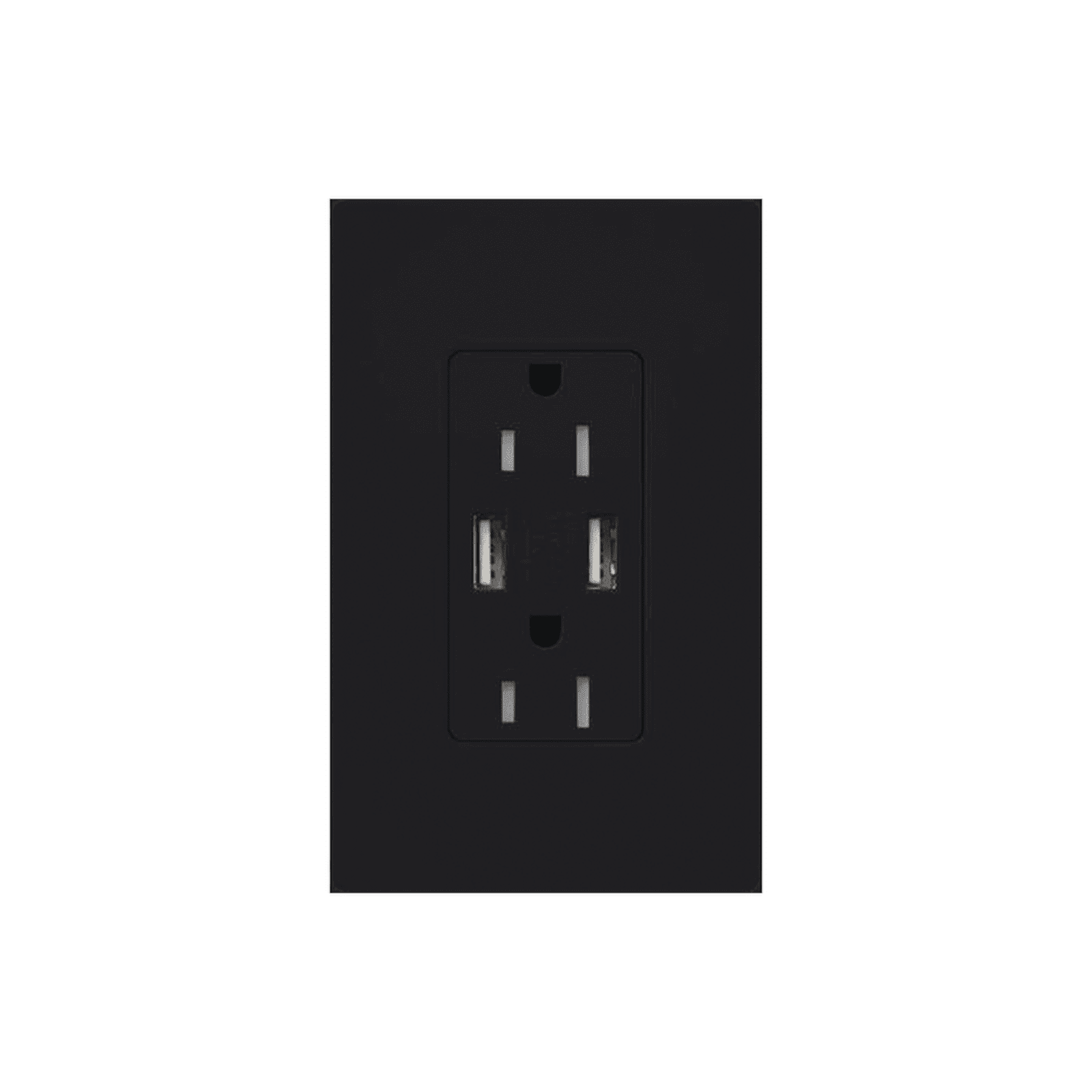 Tomacorriente 15A,con salida de carga USB SCR15UBTRMN - LUTRON ELECTRONICS