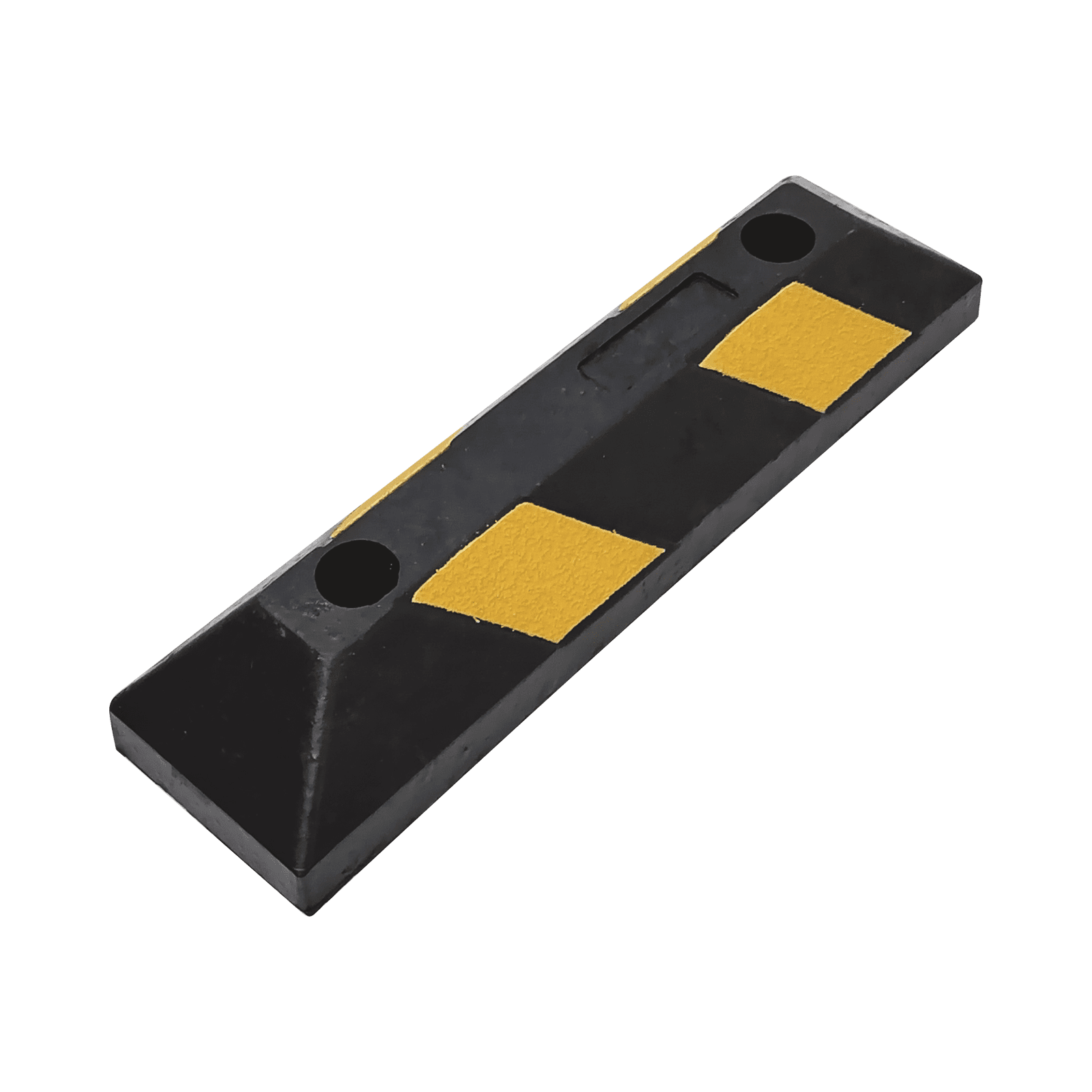 Tope Vehicular P / Estacionamiento / 55cm / Color Negro-Amarillo. AC-55TV - AccessPRO