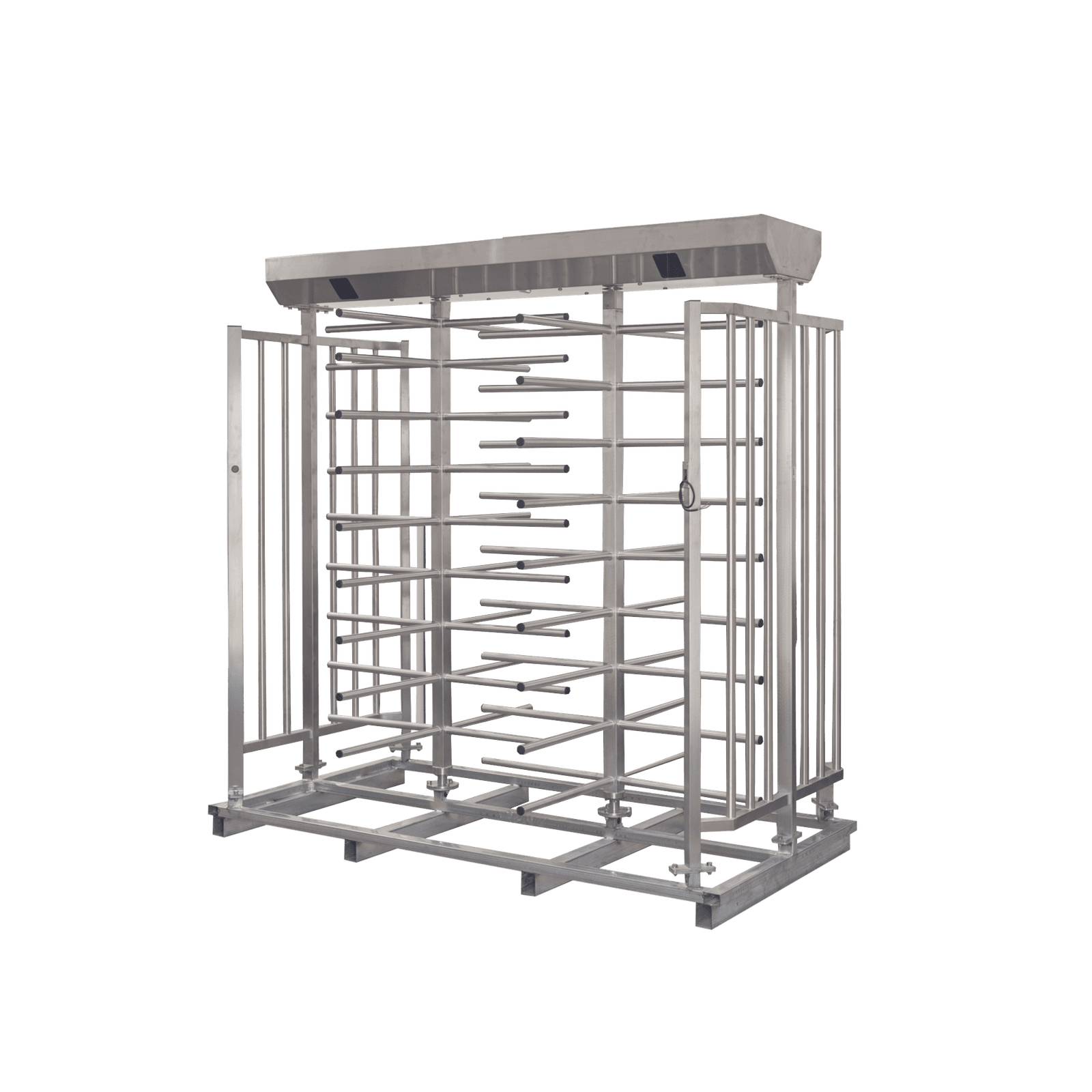 Torniquete Doble de Cuerpo Completo / 100% Acero Inoxidable / Diseño Elegante XT-200-L - AccessPRO