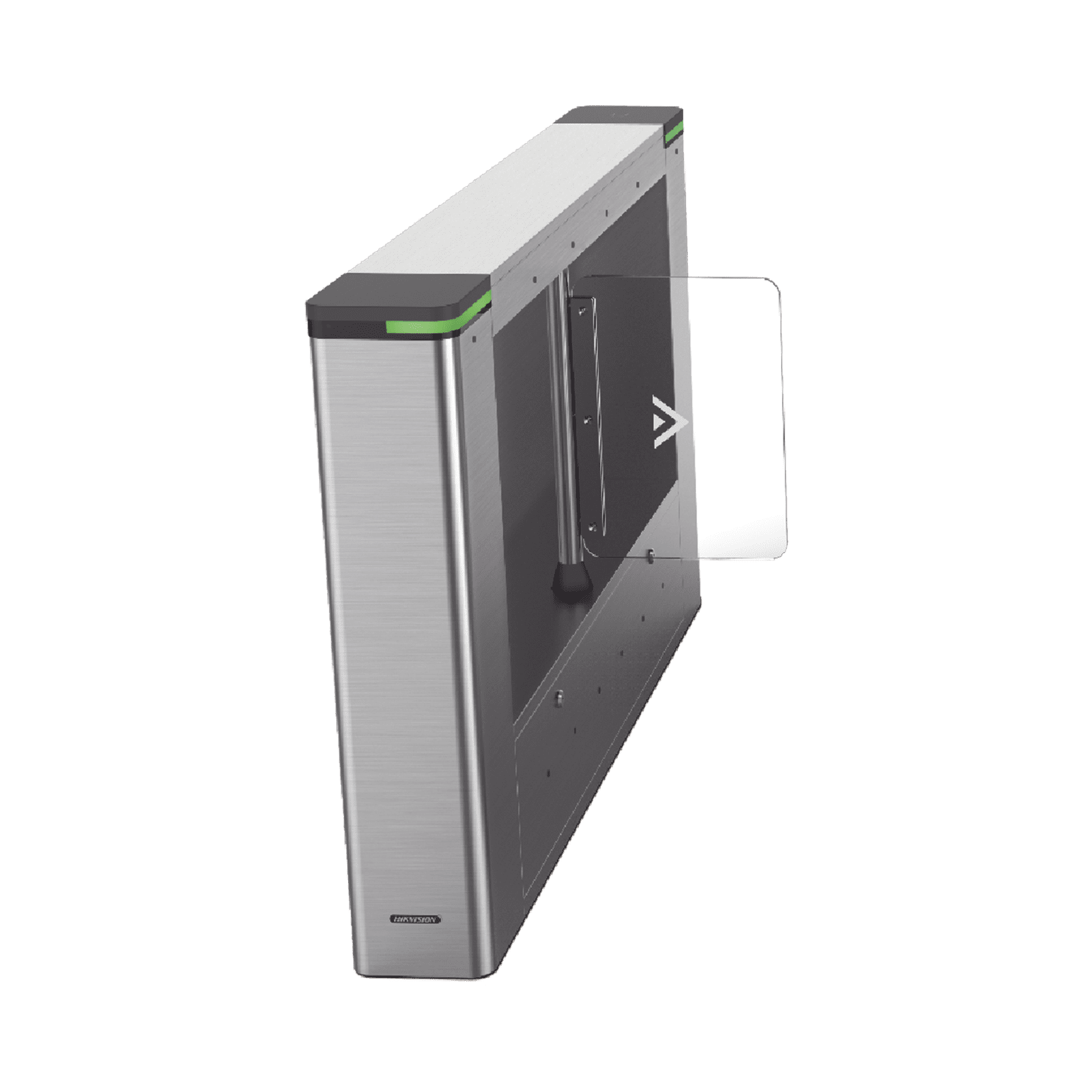 Torniquete IZQUIERDO tipo Swing para Carril de 90 cms / Incluye Lector de Tarjeta / TCP/IP / Administrable por iVMS-4200 (Requiere Torniquete Derecho) / 6,000,000 MCBF / 12 Pares de IR DS-K3B501SX-L/M-DP90 - HIKVISION