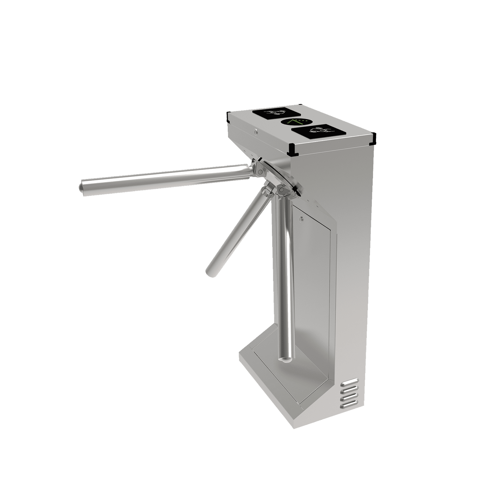 Torniquete Industrial en Acero Inoxidable, Bidireccional, USO RUDO, Espacio para Lectora de Proximidad AP-1000-HD - AccessPRO