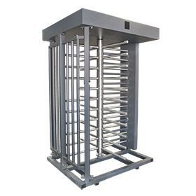 Torniquete Sencillo / Cuerpo Completo / Interior/Exterior / 100% Acero con Pintura Gris / EJE CENTRAL de Acero Inoxidable /Acabado de Lujo / Alto Tráfico XT-100-CS - AccessPRO