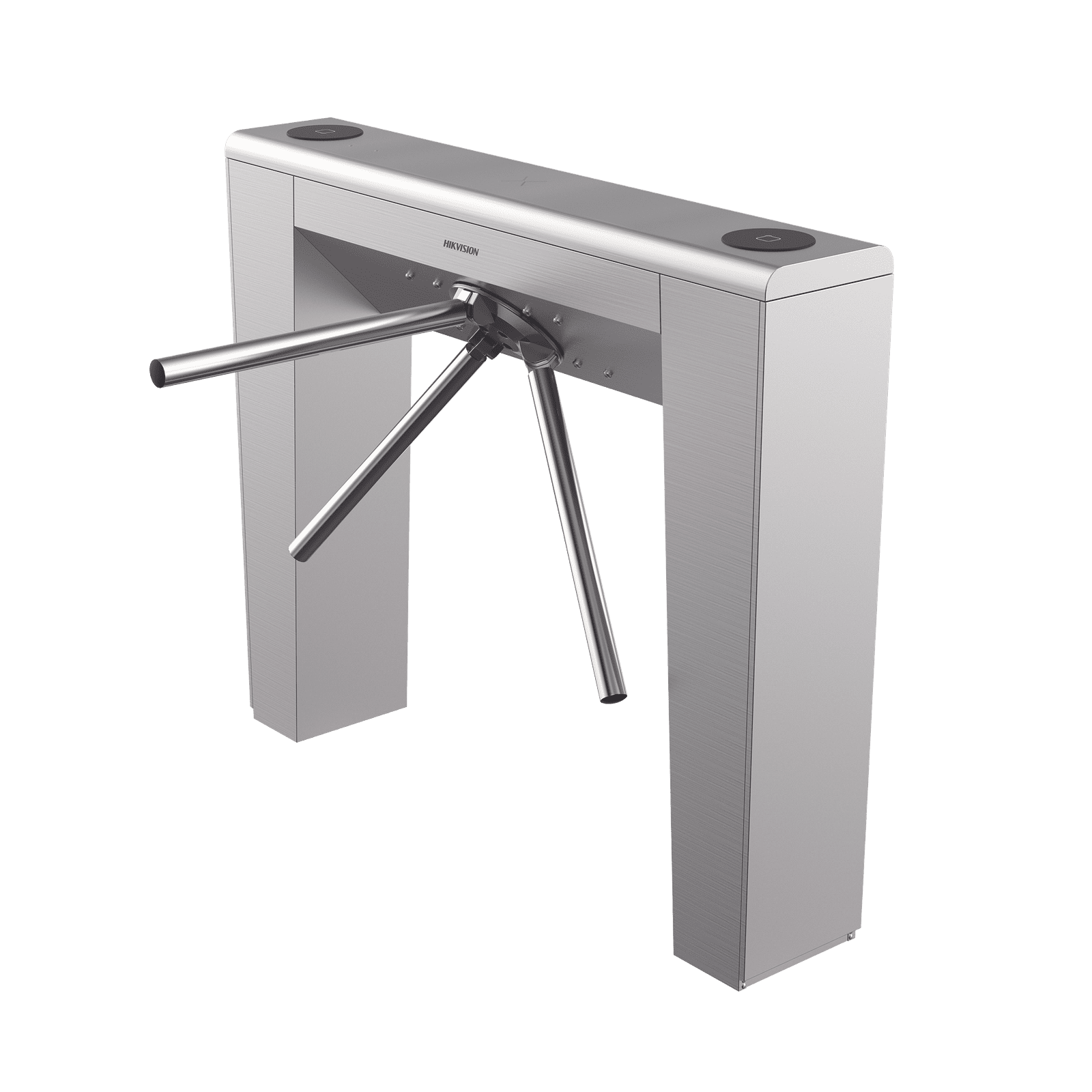 Torniquete Trípode Bidireccional de Acero Inoxidable / 2 Millones de Ciclos MCBF / Interior y Exterior Protegido / Tipo Puente DS-K3G301LX-R/DM55 - HIKVISION