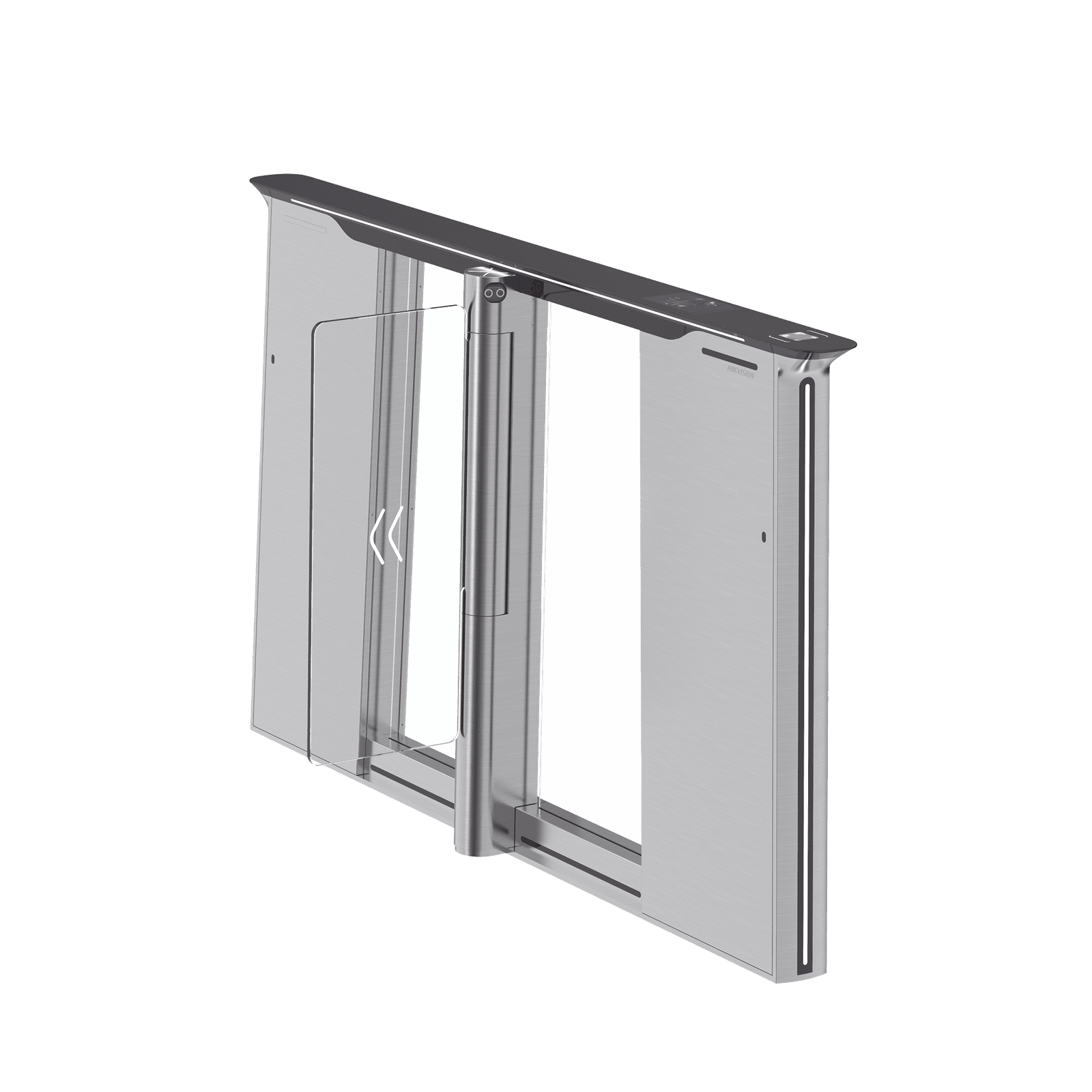 Torniquete con Reconocimiento Facial y Lector QR Embebidos / DERECHO/ 100 mil usuarios / Carril de 90 Cms / Requiere Torniquete Izquierdo DS-K3B961TX-R/DPIQL-DP90 - HIKVISION