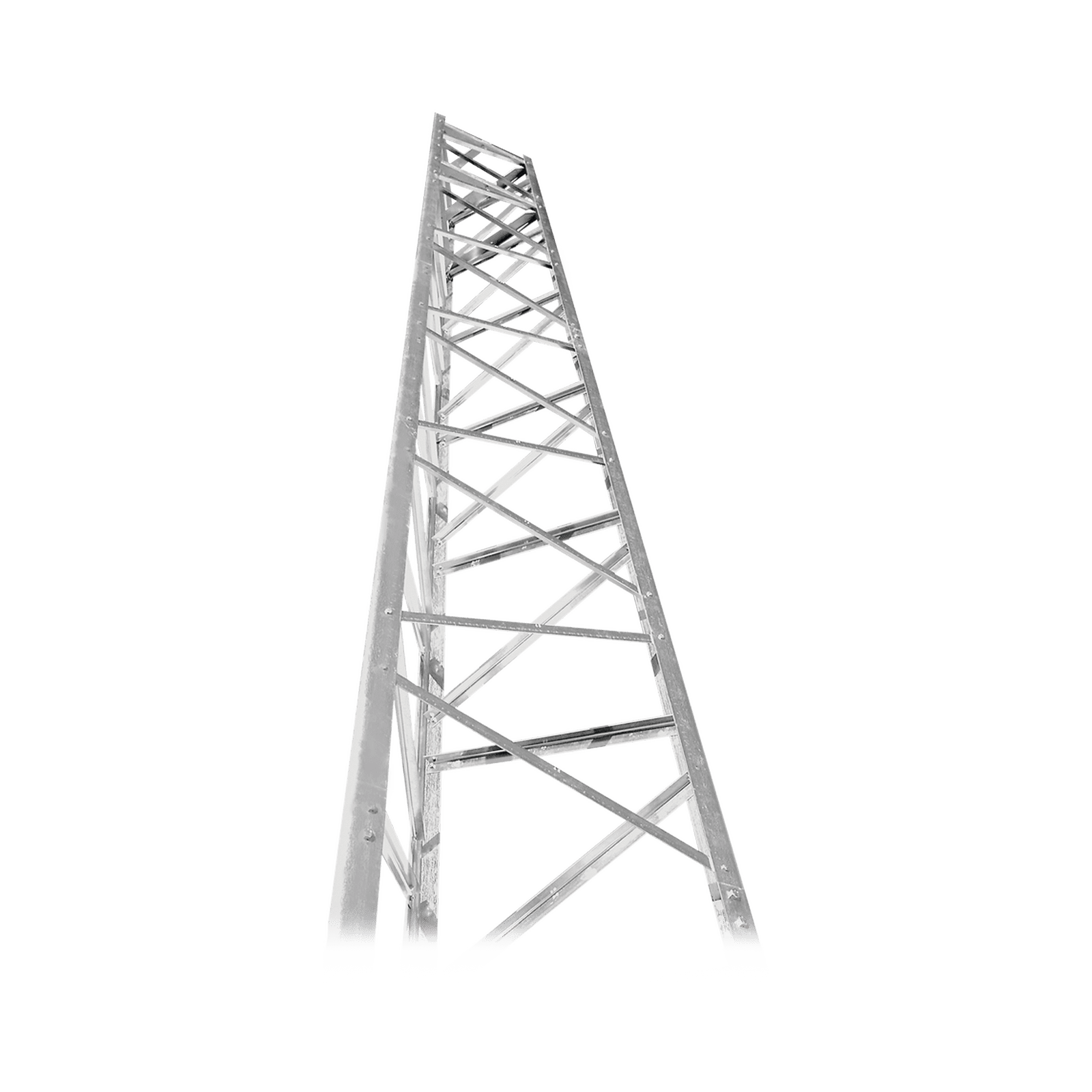 Torre Autosoportada de 64 ft (19.5m) Titan T200 Galvanizada (incluye anclaje). TRY-T64-T200-BOX - Trylon