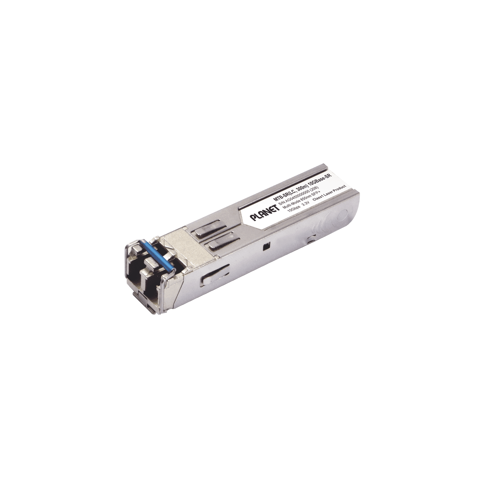Transceptor Industrial, SFP de 10 G, Conector LC, Fibra Multimodo, Hasta 300 m, Soporta temperaturas de -40 a 85°C. MTB-TSR - PLANET