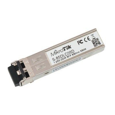 Transceptor MiniGbic SFP 1.25G LC Duplex para fibra Multi Modo 550mts S-85DLC05D - MIKROTIK