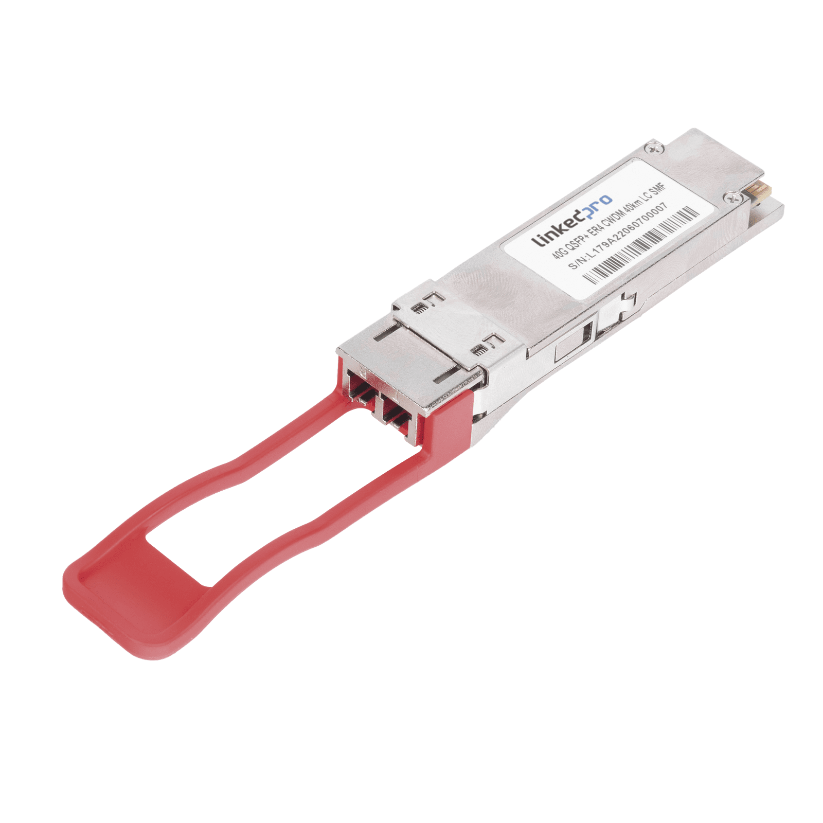 Transceptor Óptico QSFP+ (Mini-Gbic) / Monomodo 1310 nm / 40 Gbps / 40GBASE-ER4 /Conectores LC/UPC Dúplex / DDM / Hasta 40 km LP-QSFP-40G-SM-40 - LINKEDPRO BY EPCOM