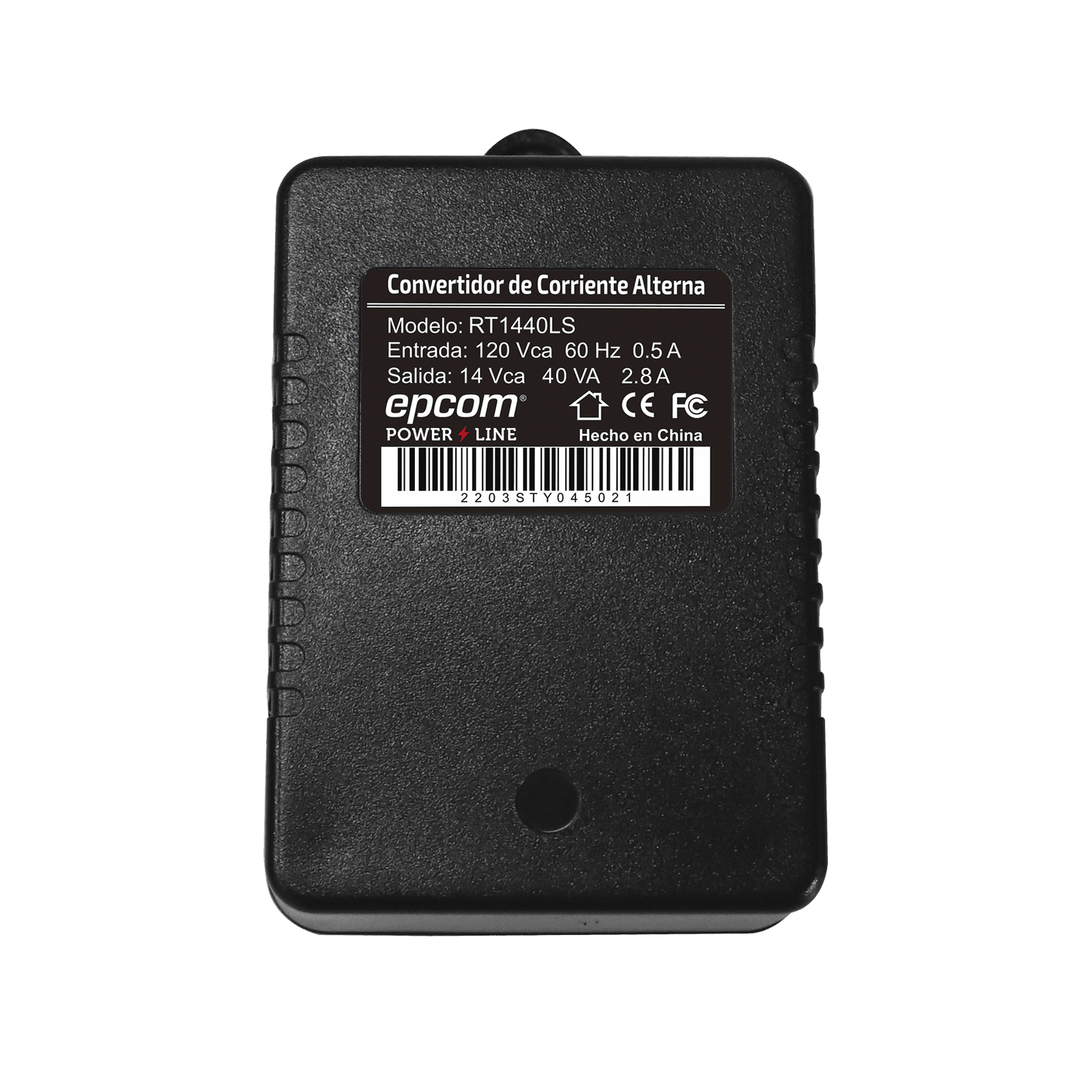 Transformador reforzado de 14 vAC 40 va RT1440LS - EPCOM POWERLINE