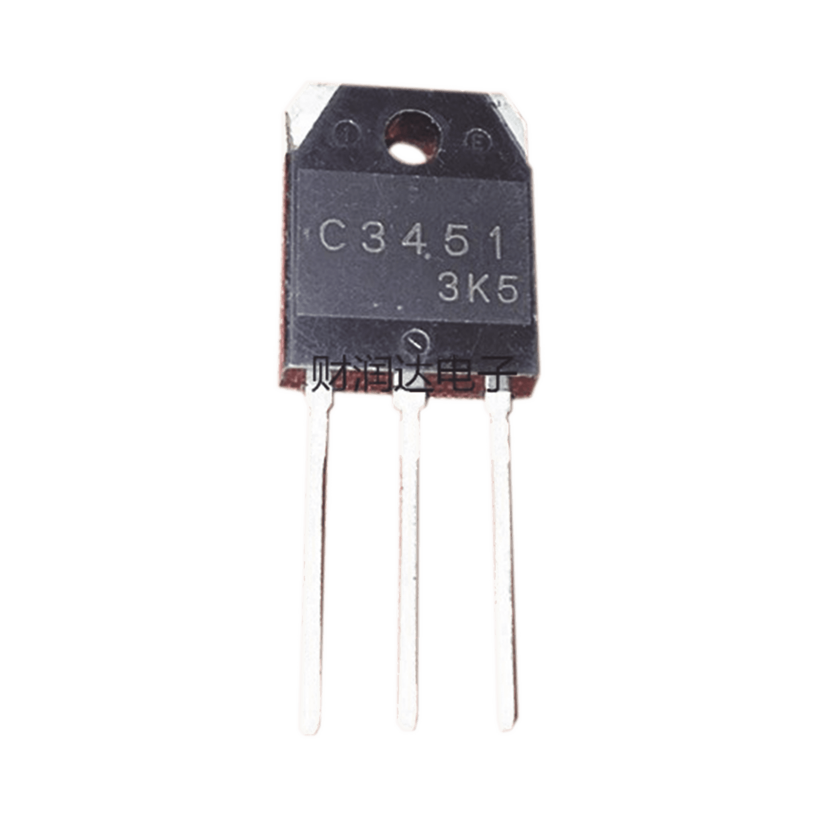 Transistor de Potencia en Silicio tipo NPN, 500 Vc-b, 15 A. 100 Watt, TO-3PA . 2SC-3451 - SYSCOM