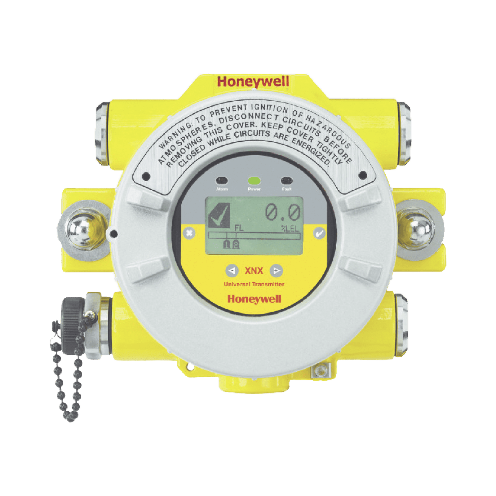Transmisor Universal De Gas Fijo, Serie XNX, HART® sobre 4-20mA, UL/CSA, Entradas 5×3/4″ NPT, Aluminio Pintado, Configurado para Optima Plus y Excel, No Incluye Sensor de Gas XNX-UTAI-RNNNN - HONEYWELL ANALYTICS