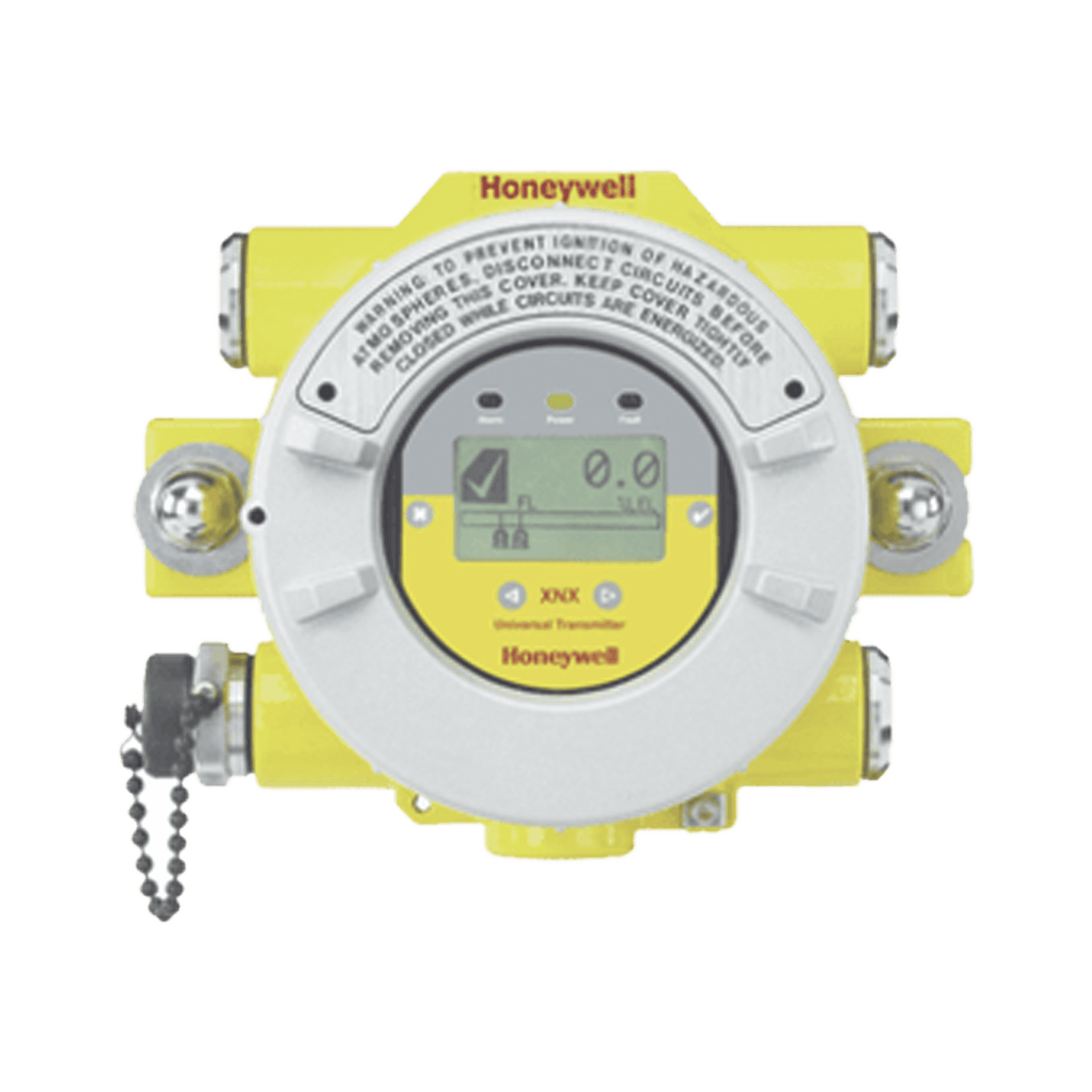 Transmisor Universal Serie XNX Para Sensores Tóxicos u Oxigeno, Con HART® sobre salida 4-20 mA, 3 Relays Falla/Alarma, Certificación UL/CSA, 4 entradas 3/4″ NPT, Carcasa Aluminio Pintado XNX-UTAE-RNNNN - HONEYWELL ANALYTICS