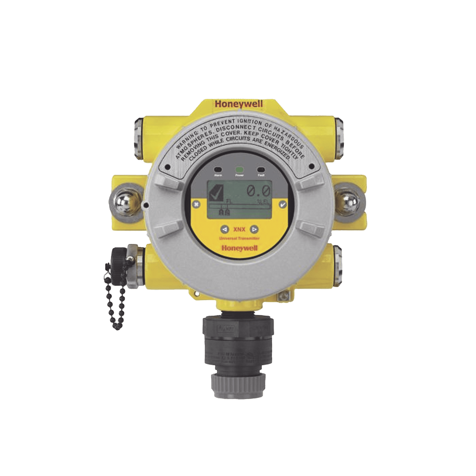 Transmisor XNX, HART® sobre salida de 4-20 mA, UL/CSA, 5 entradas NPT de 3/4″, aluminio pintado, configurado para Optima Plus y Excel XNX-UTAI-NNNNN - HONEYWELL ANALYTICS