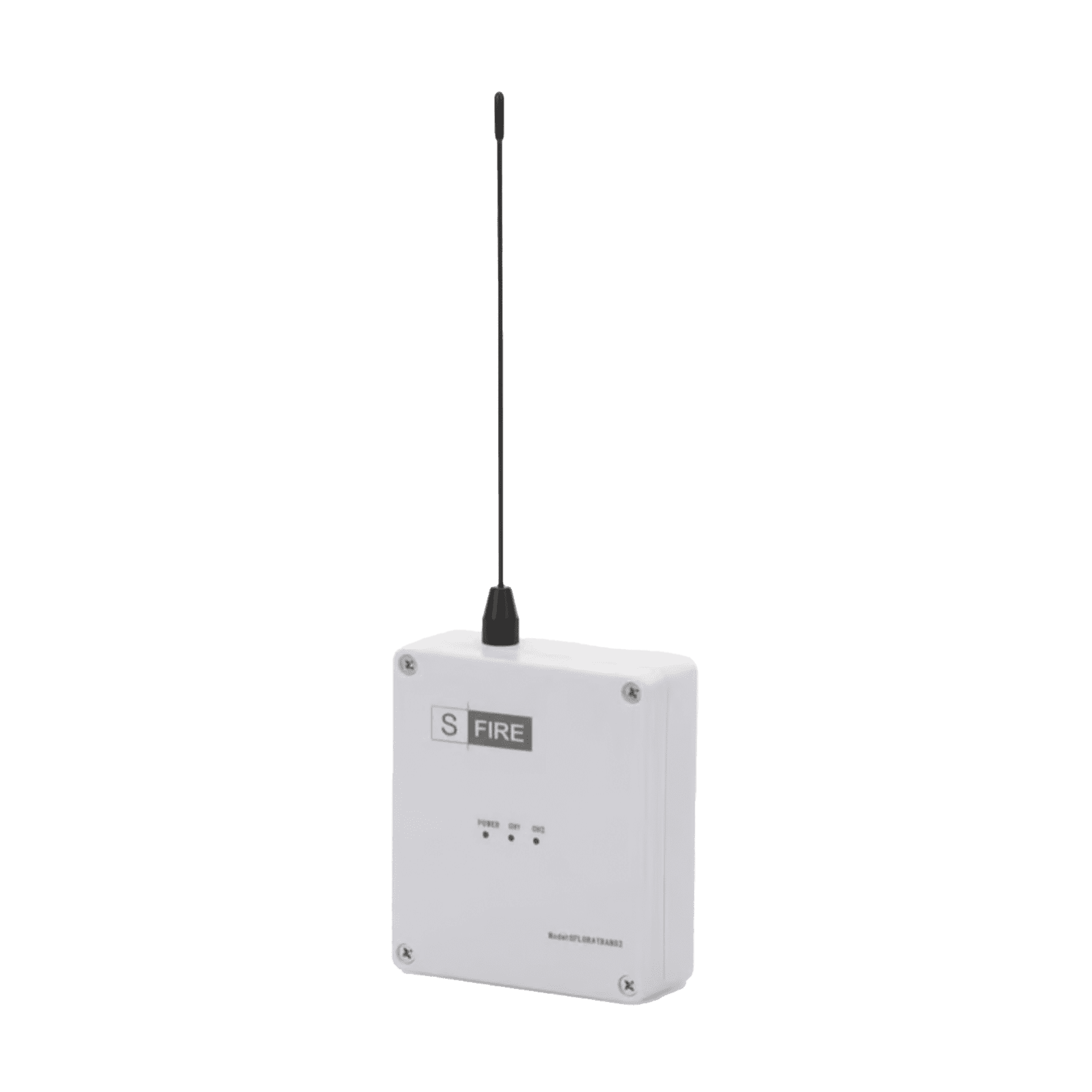 Transmisor inalámbrico / Alimentado a 12Vcc / Entrada de 2 contactos secos NA / Distancia máxima de transmisión 2500 metros (Linea de vista) SF-LORA-TRANS-DC - SFIRE