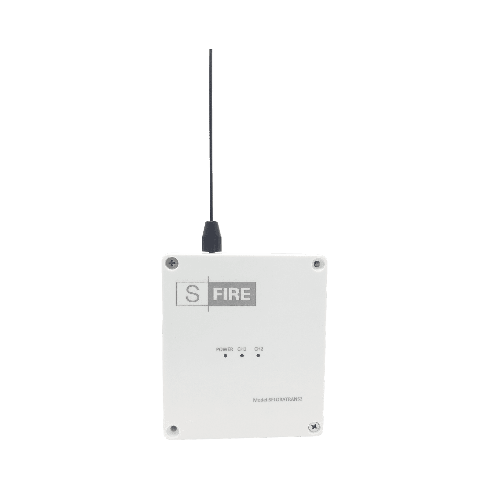 Transmisor inalámbrico / Entrada de 2 contactos secos NA / Distancia máxima de transmisión 2500 metros (Linea de vista) SF-LORA-TRANS - SFIRE