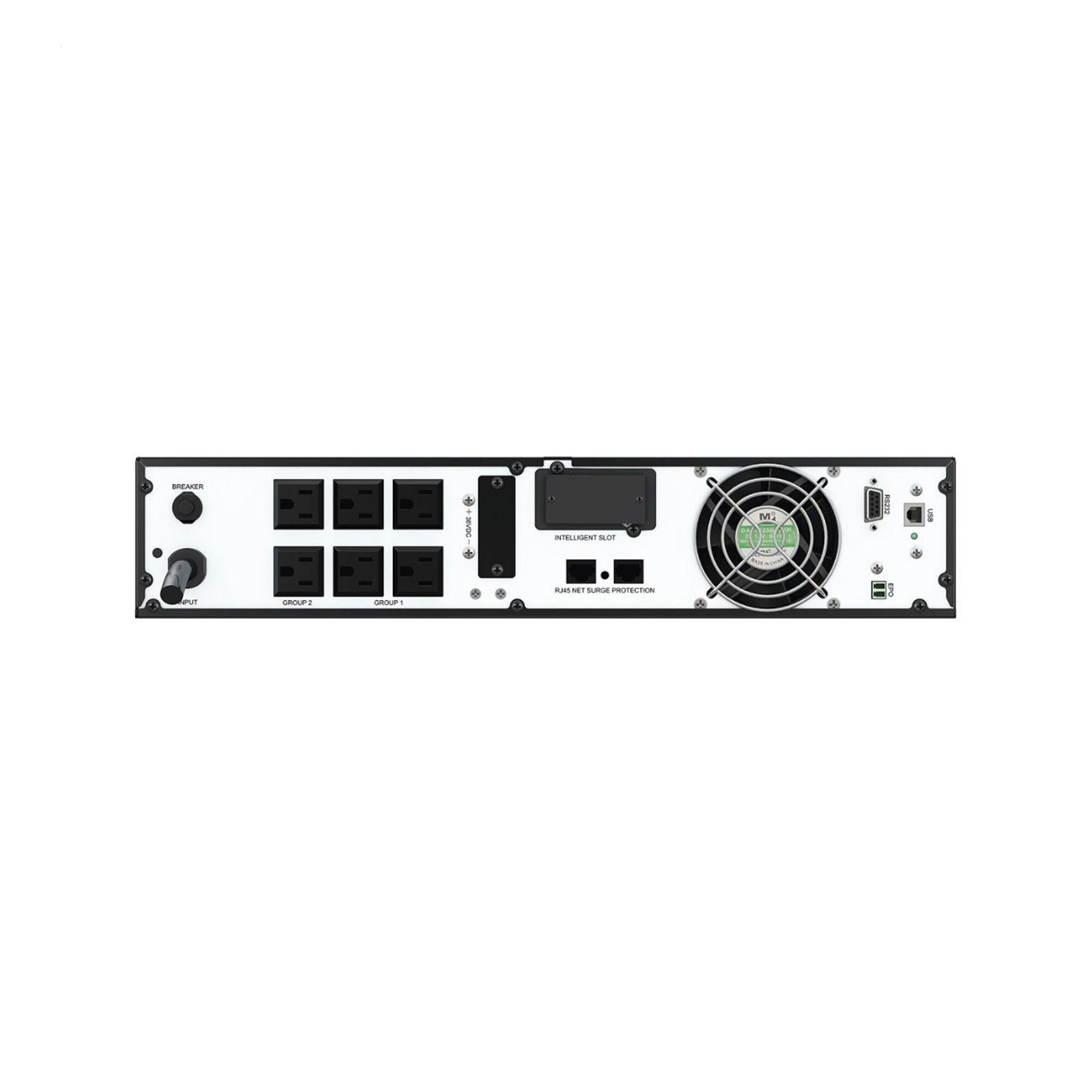 UPS SmartZone de 1000 VA/1000 W, Online Doble Conversión, Entrada 120 Vca NEMA 5-15P, Onda Senoidal Pura, 2 UR, Con 6 Tomas NEMA 5-15R U01S11V - PANDUIT