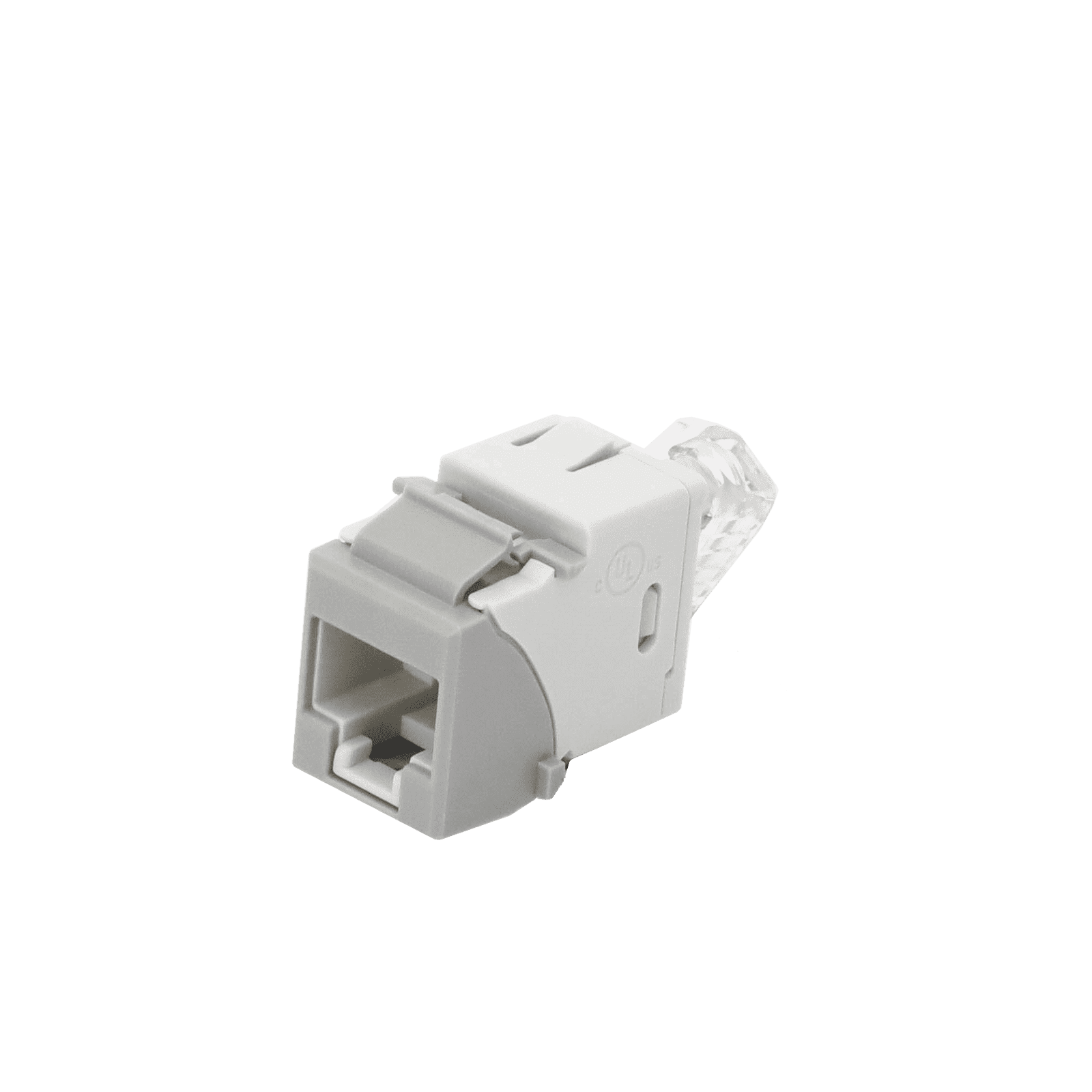 Jack UltraMAX Cat5e, UTP, Tipo Keystone, Color Gris, Punch Down U5-K04NS - SIEMON