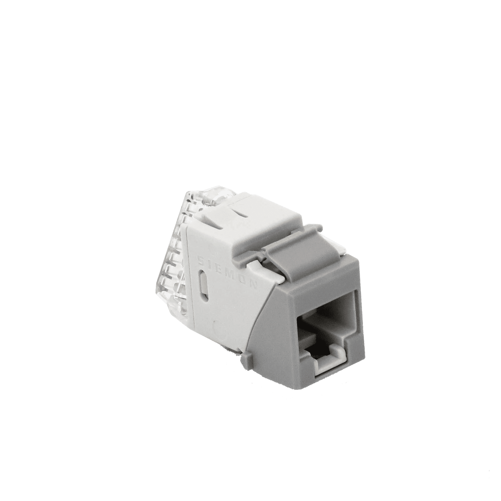 Jack UltraMAX Cat5e, UTP, Tipo Keystone, Color Gris, Punch Down U5-K04NS - SIEMON