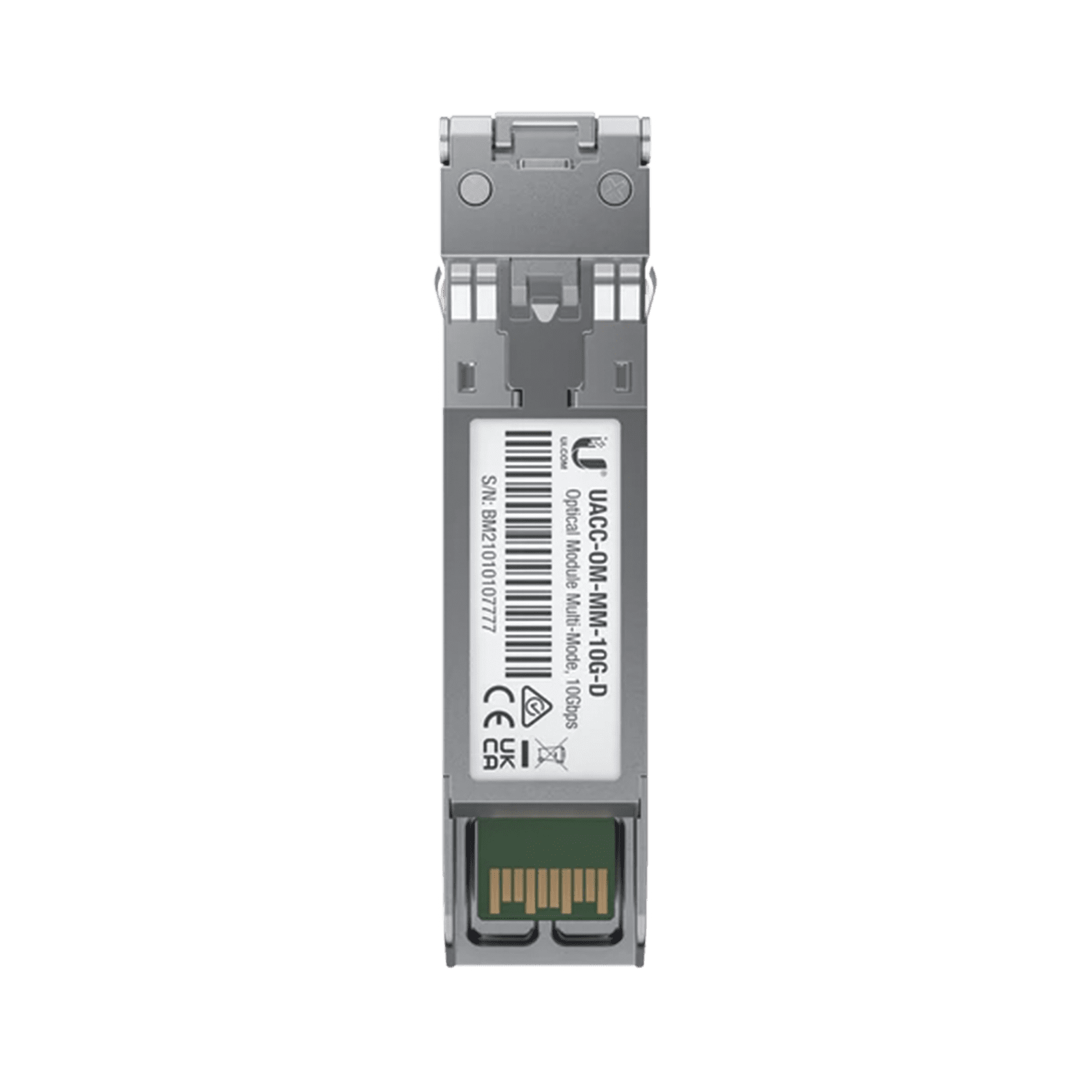 UFiber Módulo SFP+ 10G, transceptor MiniGibic MultiModo 10 Gbps, distancia 300m, conectores LC, paquete de 2 piezas UACC-OM-MM-10G-D-2 - UBIQUITI INC.