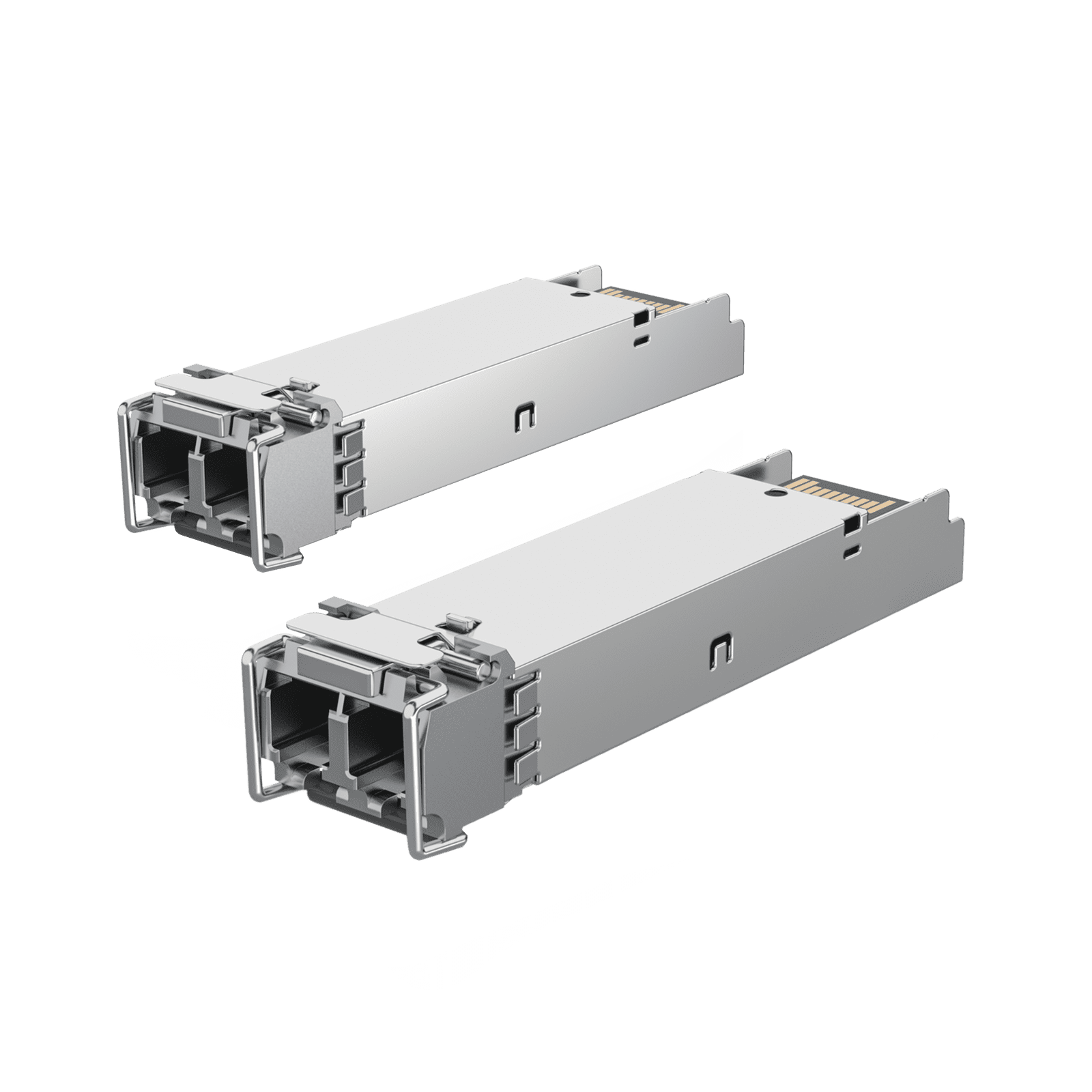 UFiber Módulo SFP, transceptor MiniGibic MultiModo 1.25 Gbps, distancia 550m, conectores LC, paquete de 2 piezas UACC-OM-MM-1G-D-2 - UBIQUITI INC.