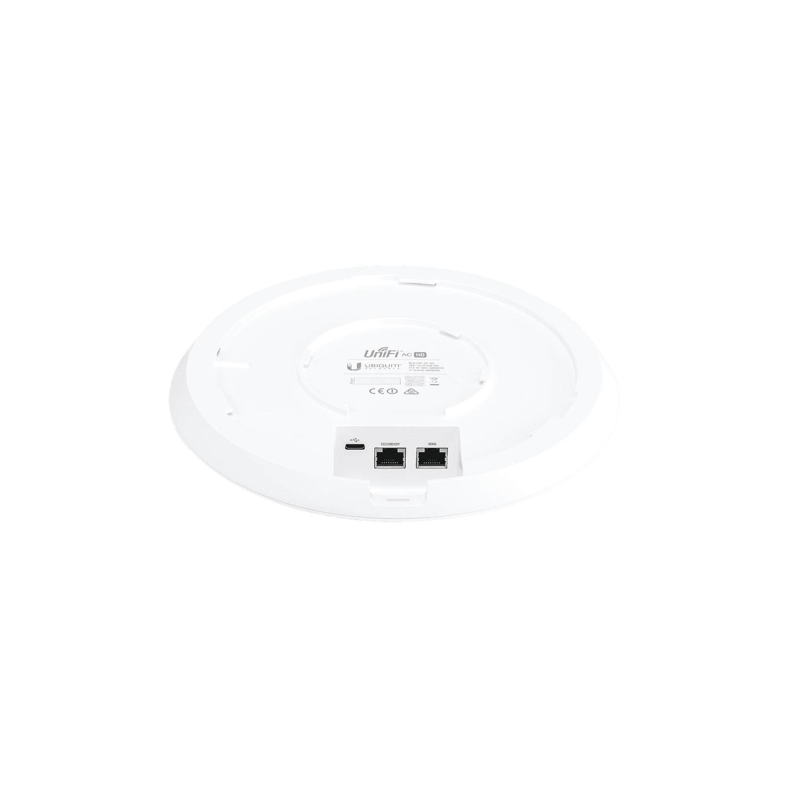 Access Point UniFi HD 802.11ac Wave 2 MU-MIMO 4X4 para alta densidad de usuarios, hasta 500 usuarios WiFi UAP-AC-HD - UBIQUITI NETWORKS