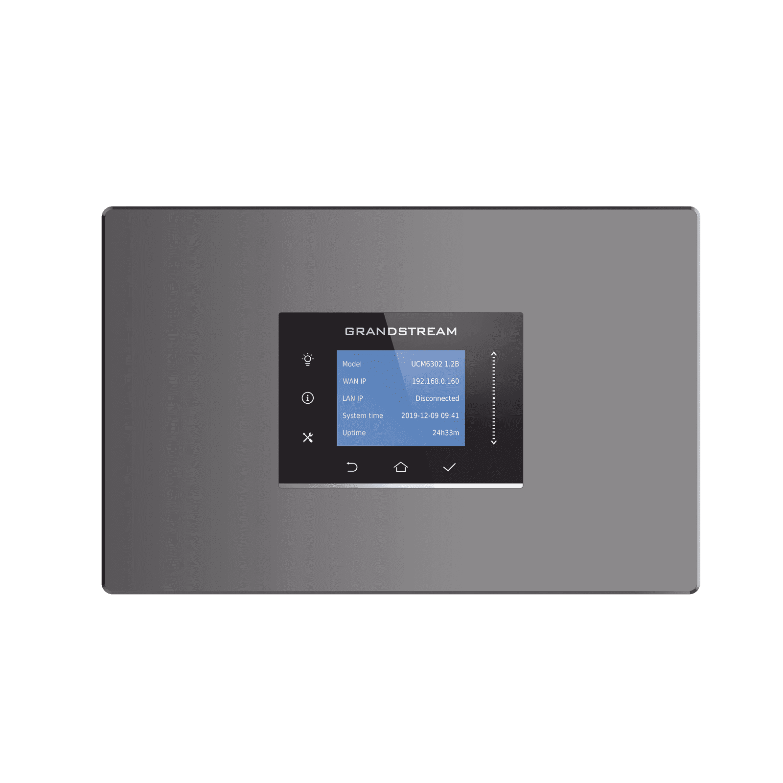 Conmutador IP-PBX para hasta 1000 usuarios y 150 llamadas simultaneas, 2FXO, 2FXS, para solución de comunicaciones unificadas y colaboración UCM6302 - Grandstream