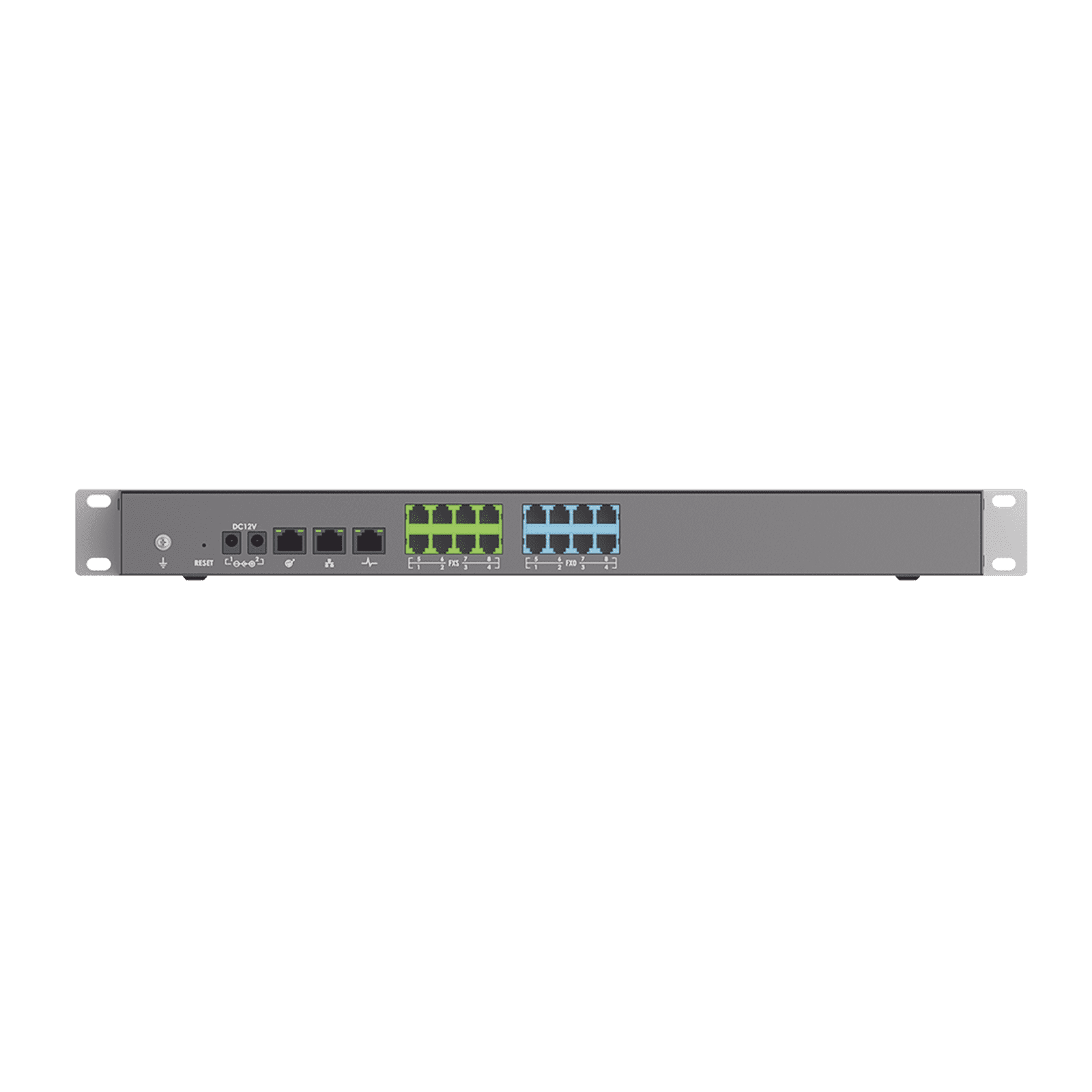 Conmutador IP-PBX para hasta 1500 usuarios y 200 llamadas simultaneas, 8FXO, 8FXS, solución para PyMEs UCM6308A - Grandstream