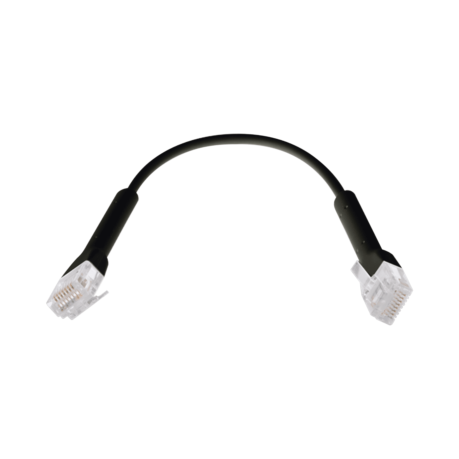 UniFi Ethernet Patch Cable Cat6 de 22 cm, color negro UC-PATCH-RJ45-BK - UBIQUITI NETWORKS