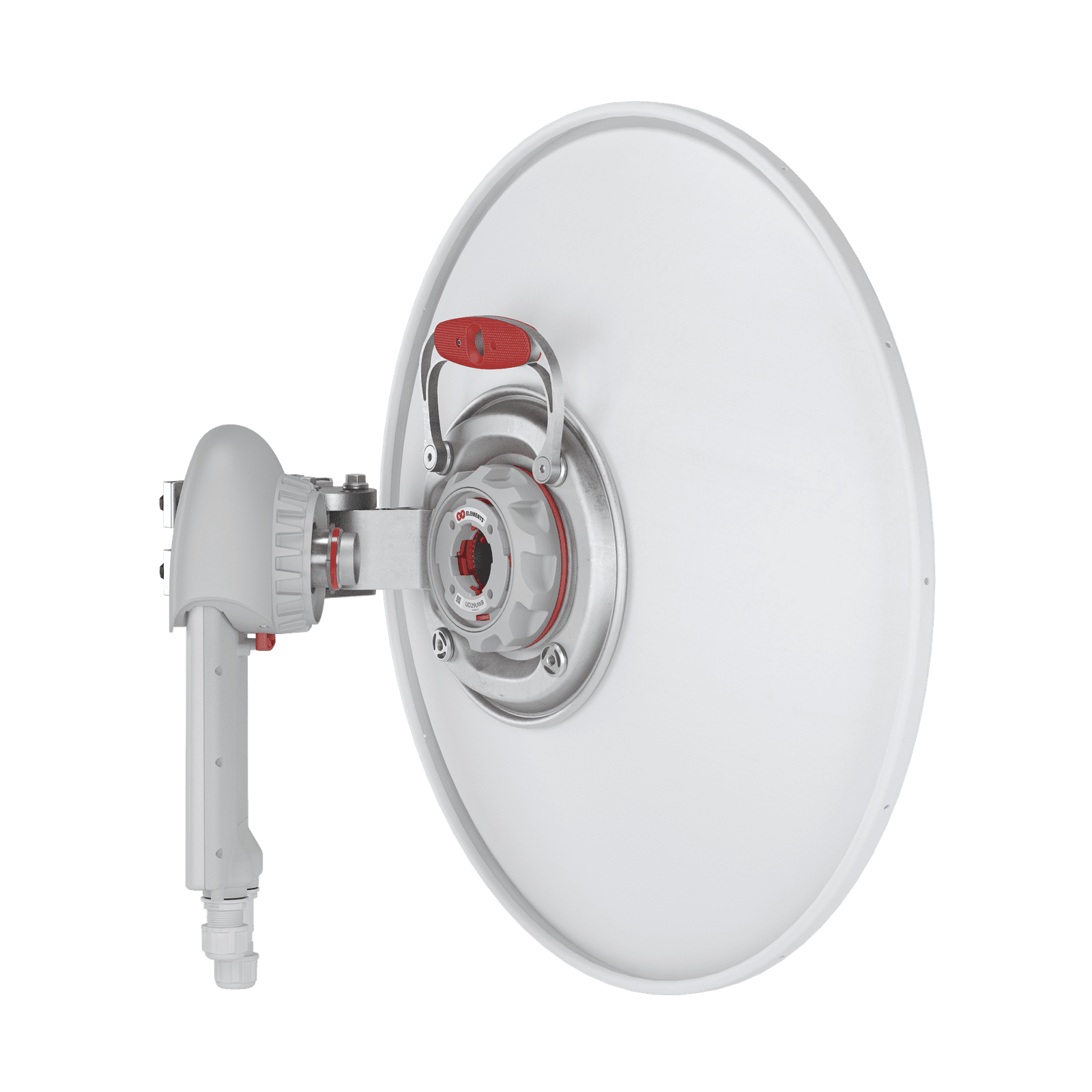 Antena UltraDish Direccional de 29 dBi de Ganancia / 2×2 / Rango de Frecuencia Extendido: 4900 – 7125 MHz / Lista para Adaptadores Twistport / Protección IP65 UD29WB - RF ELEMENTS